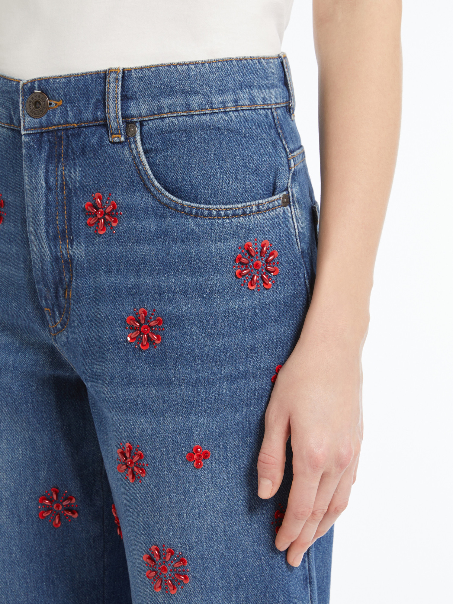 Weekend Max Mara Belt-loop Jeans In Blue