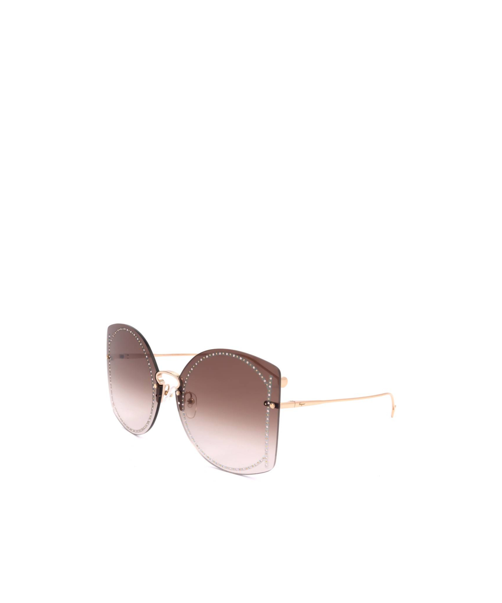 Ferragamo Eyewear Cat Eye Frame Sunglasses In Pink
