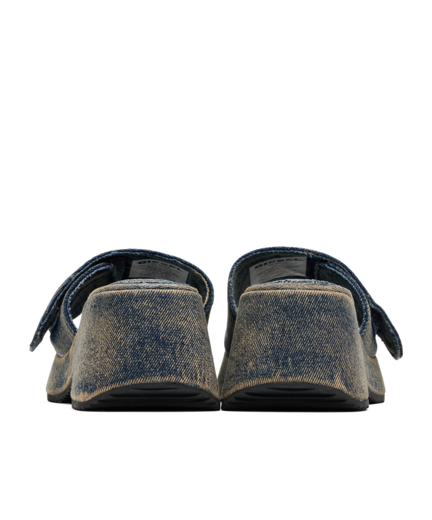 Diesel Sa-oval D Pf W Heeled Sandals In Blue