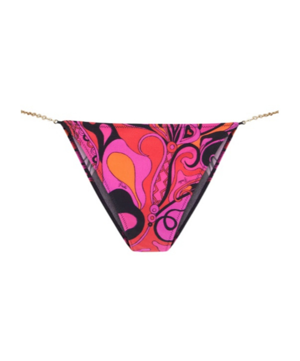 Pucci Printed Bikini Briefs In Pink