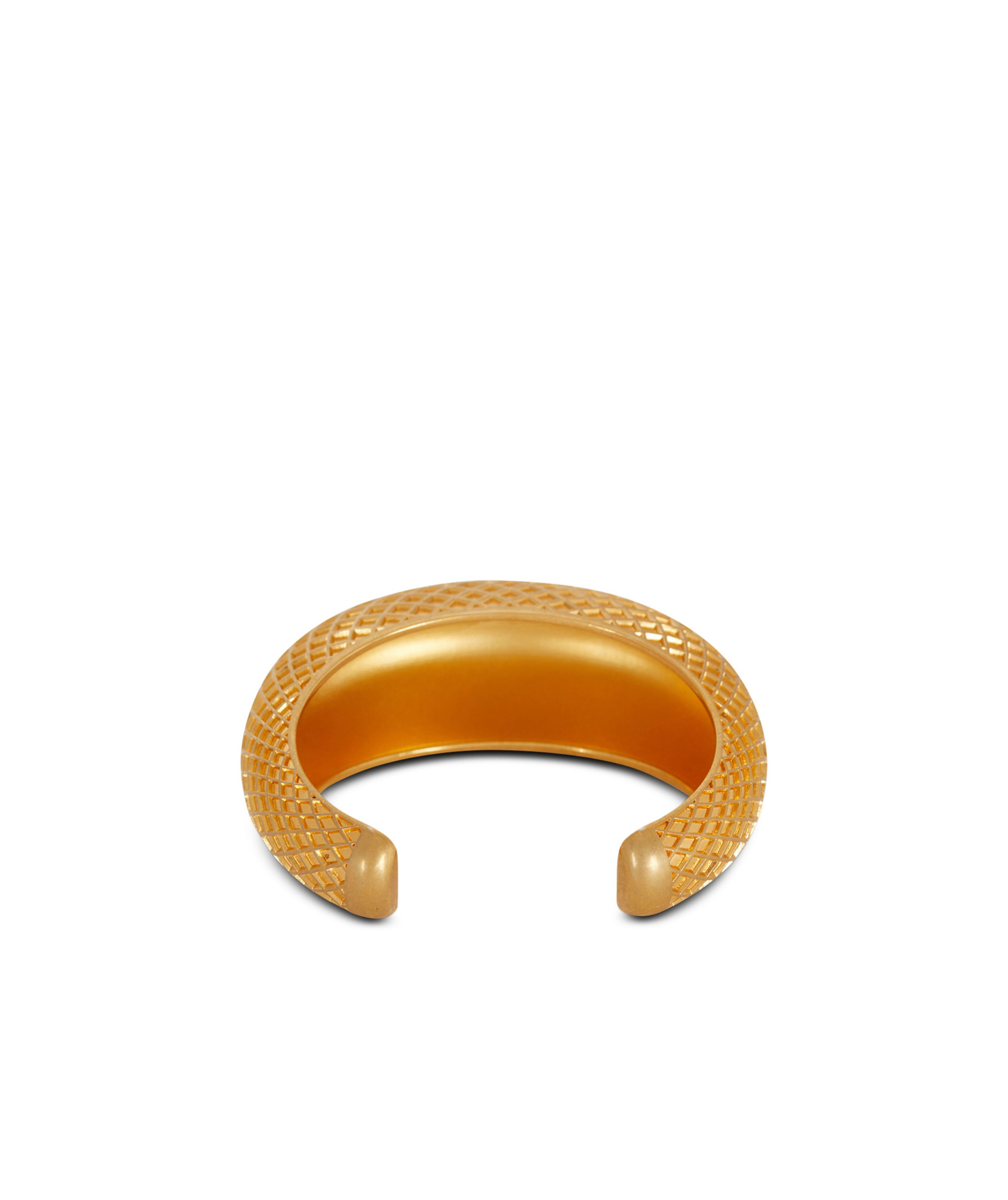 Shop Balmain Mesh Bracelet In Golden