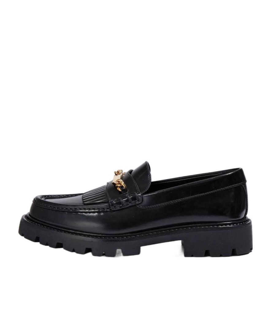 Celine Round-headed Love Shoes In Black