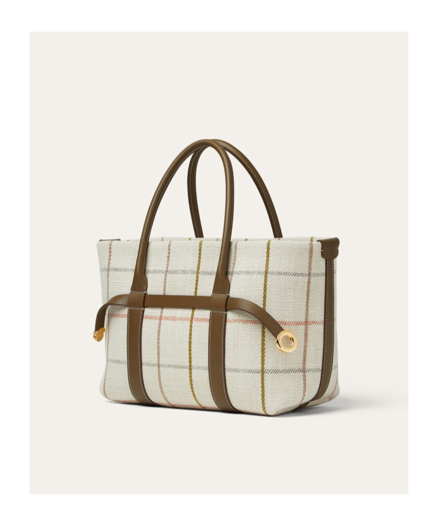 Loro Piana Ghiera Small Handbag In White