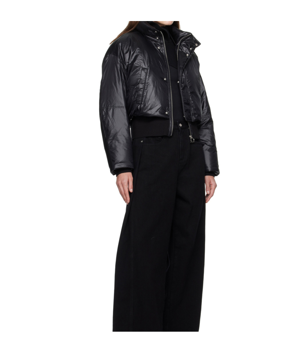 Wooyoungmi Coated Puffer Jacket In Black