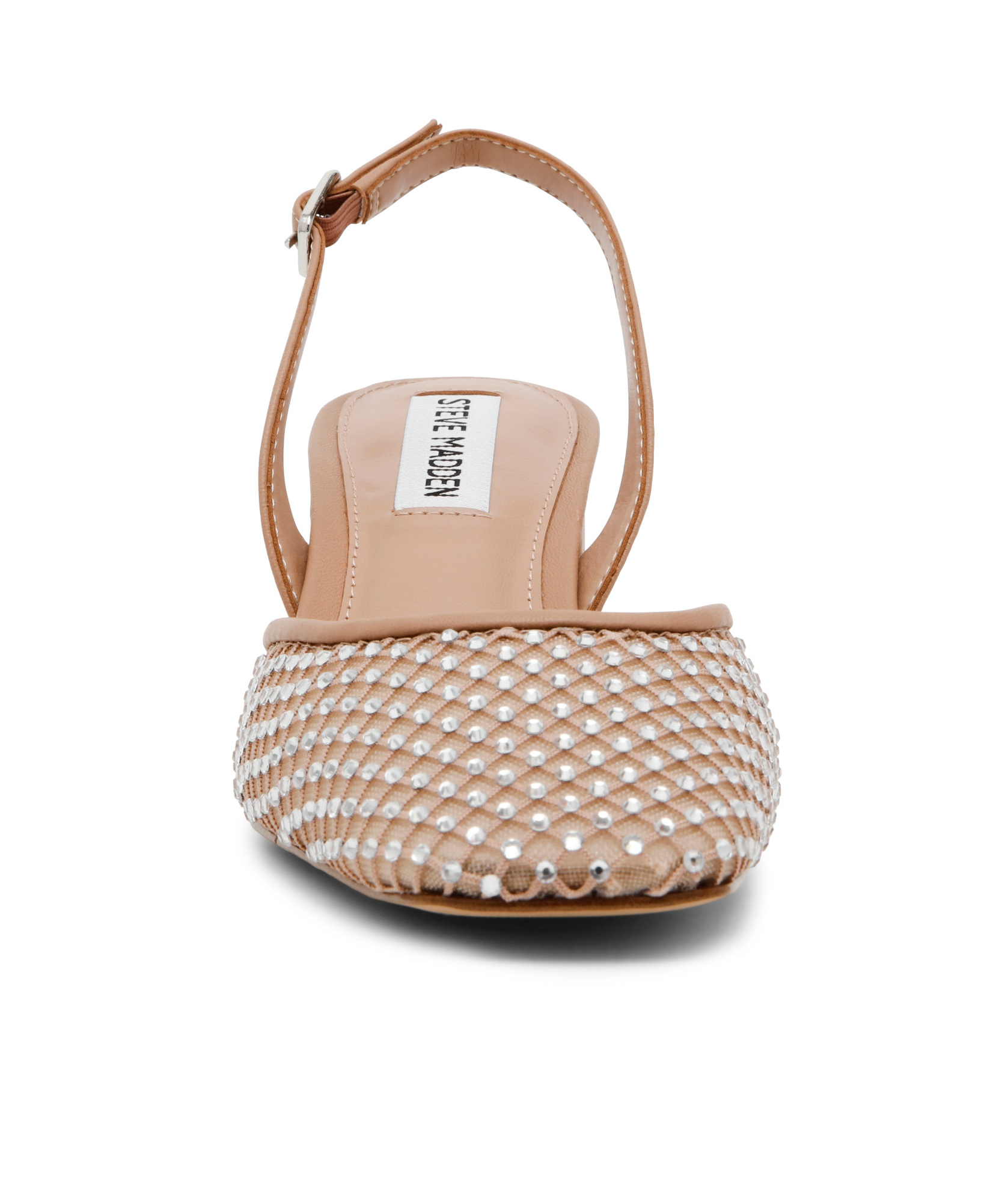 STEVE MADDEN SQUARE-HEADED HIGH-HEELED SANDALS