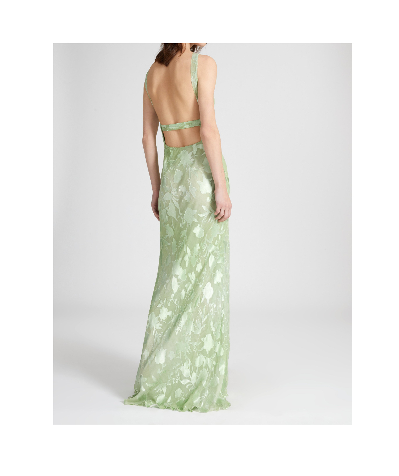 Ermanno Scervino Jacquard Maxi Dress In White