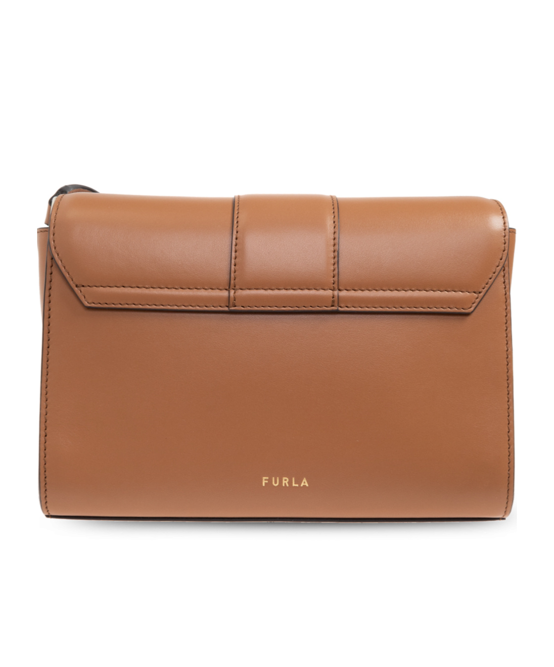 Furla Flap Shoulder Bag In Brown