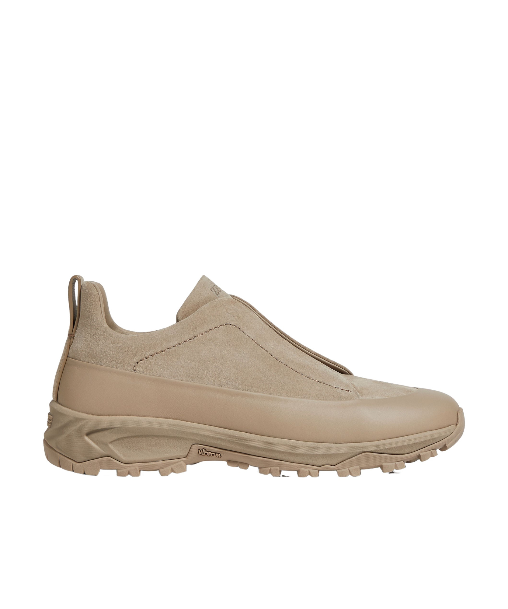 Zegna Triple Stitch Monte Low-top Sneakers In Neutral