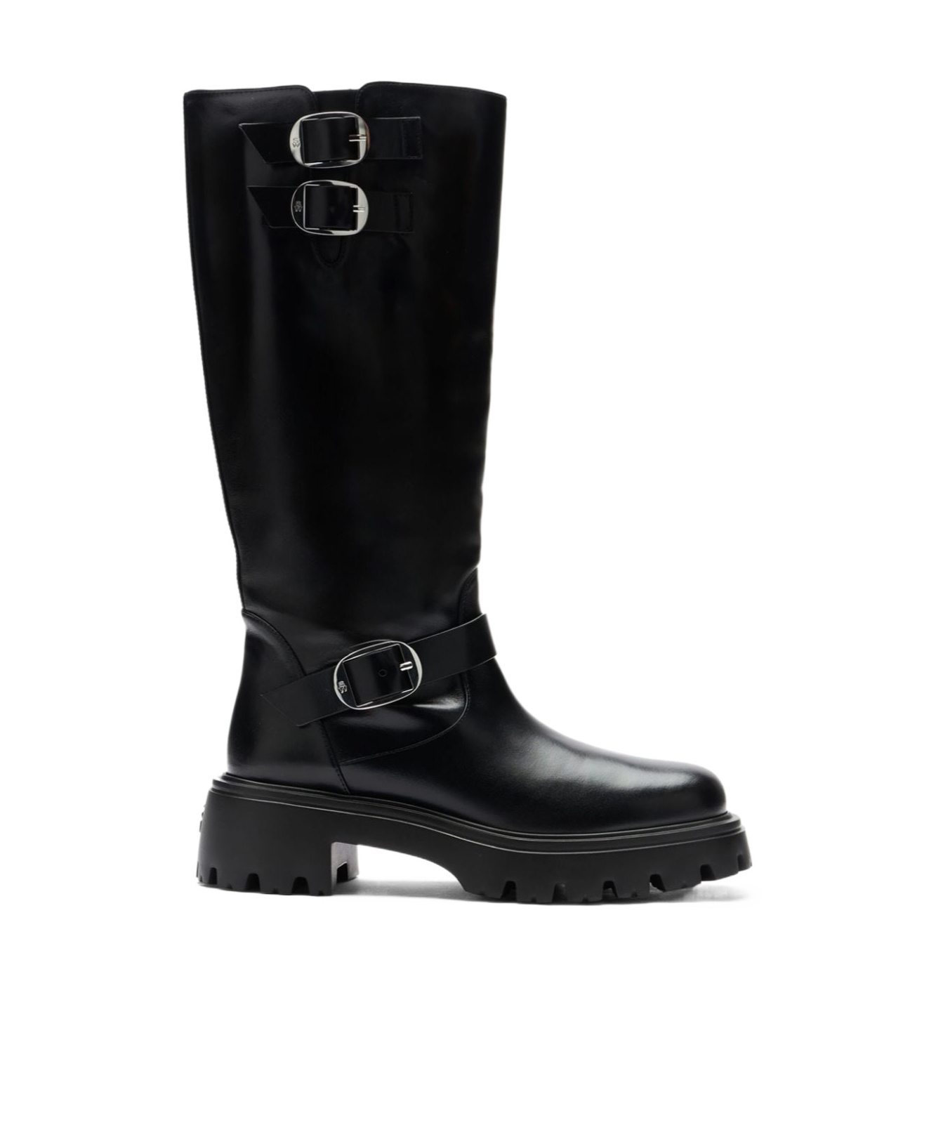 Stuart Weitzman Emerson Moto Boots In Black