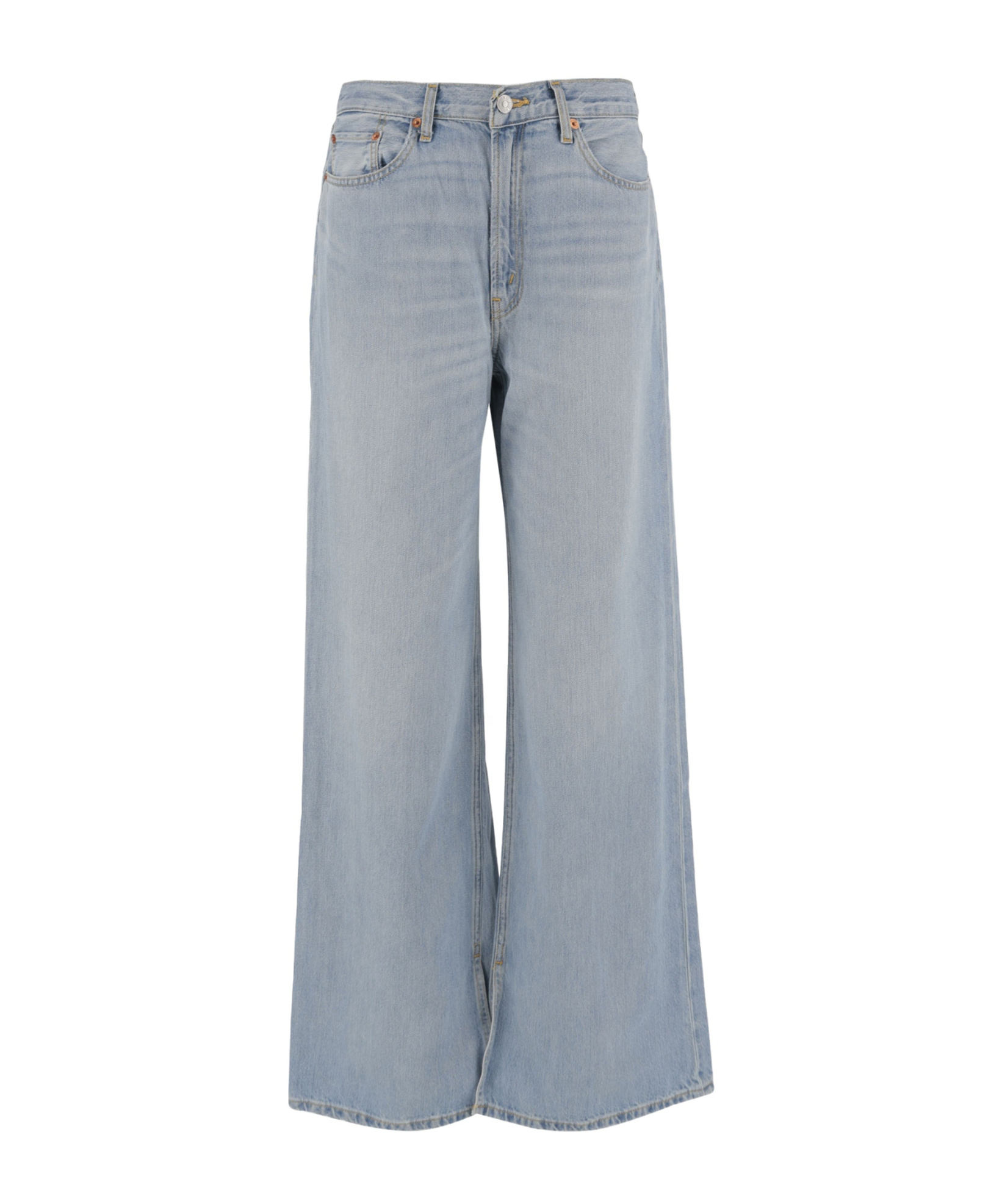 Re/done Cotton And Lyocell Jeans In Blue