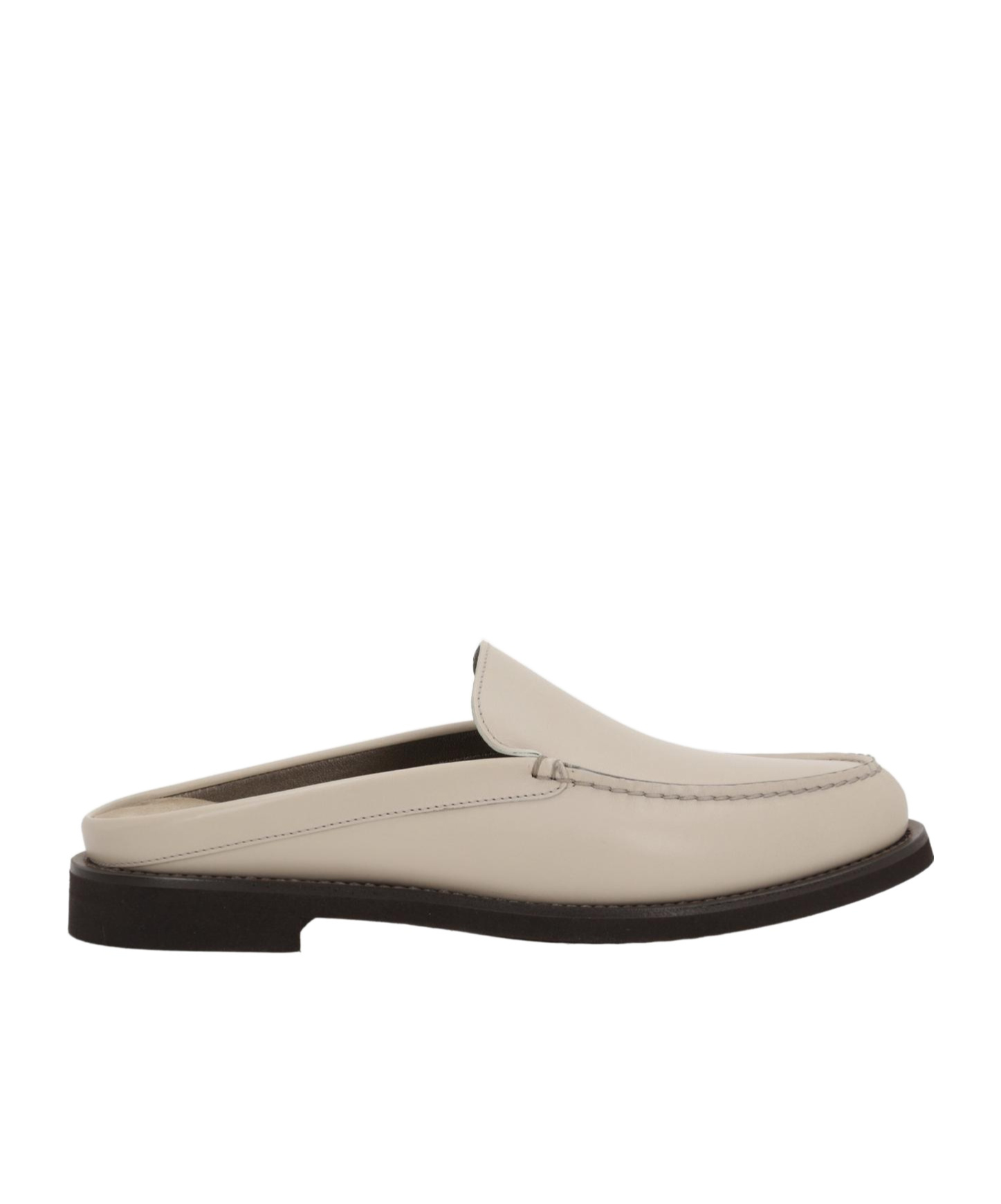 Brunello Cucinelli Slingback Mules In Brown