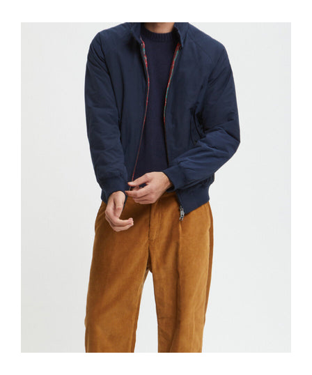 Baracuta Navy Classic G 9 Harrington Jacket In Black