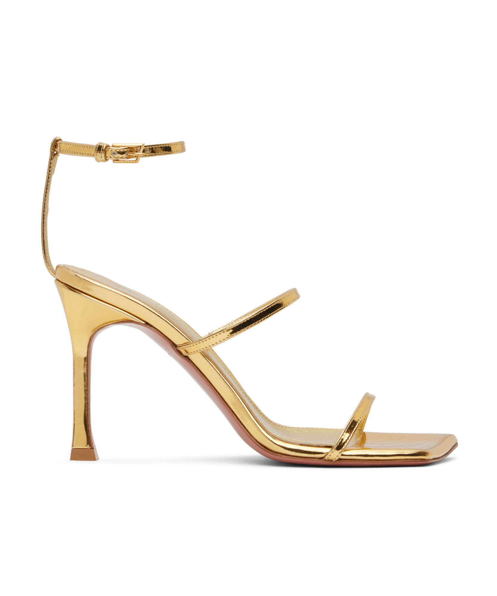 AMINA MUADDI MAYA HEELED SANDALS 