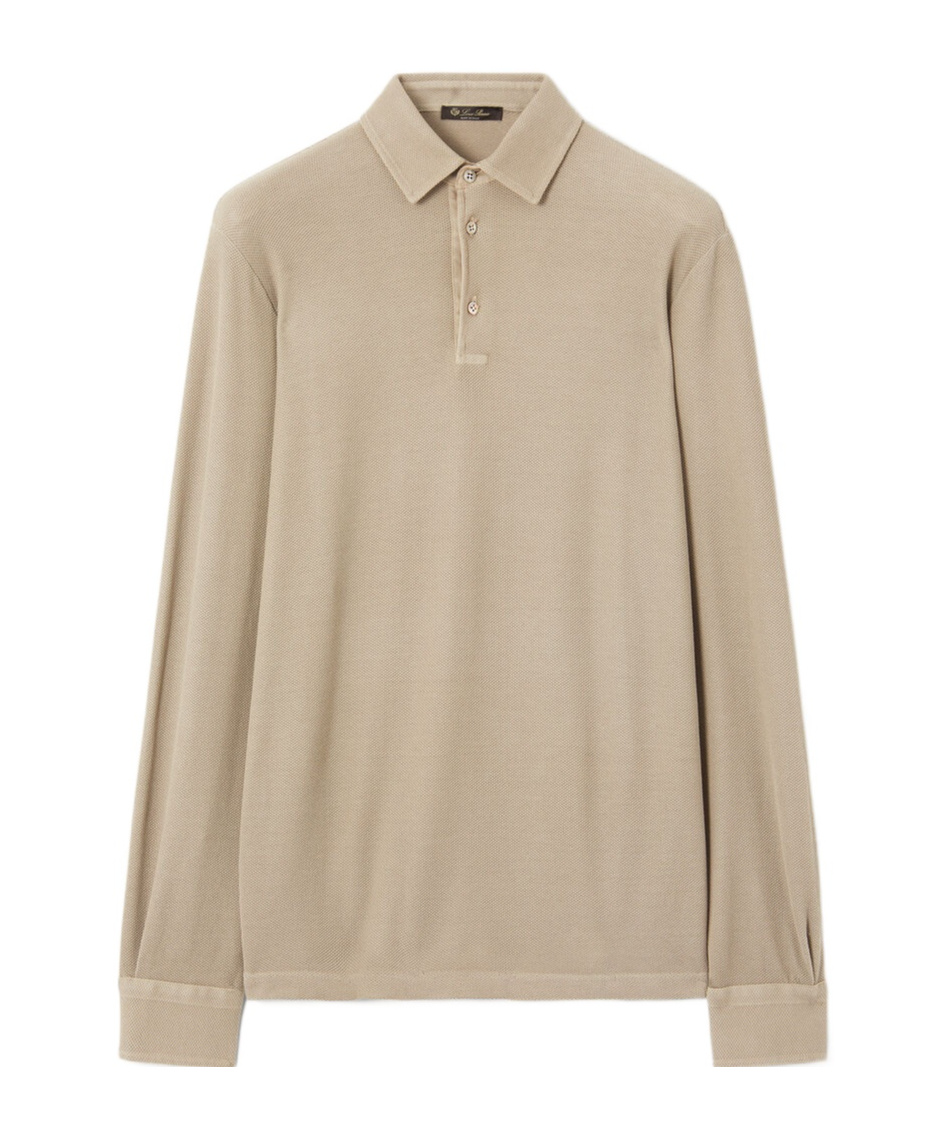 LORO PIANA LORO PIANA LONG-SLEEVED POLO SHIRT