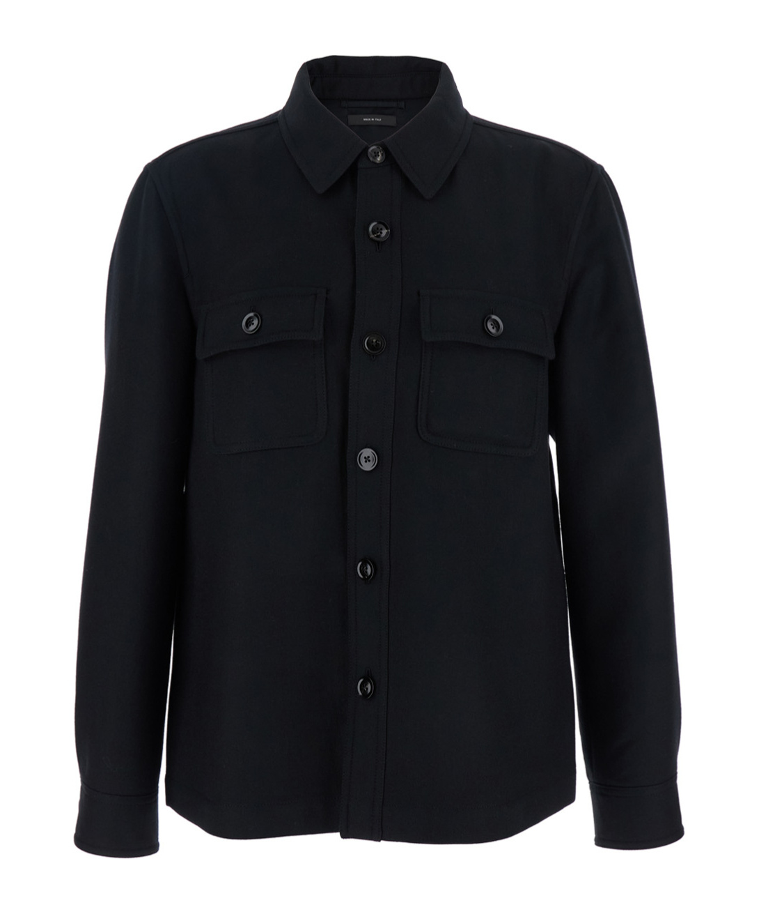 Tom Ford Button-up Cashmere Overshirt In Black
