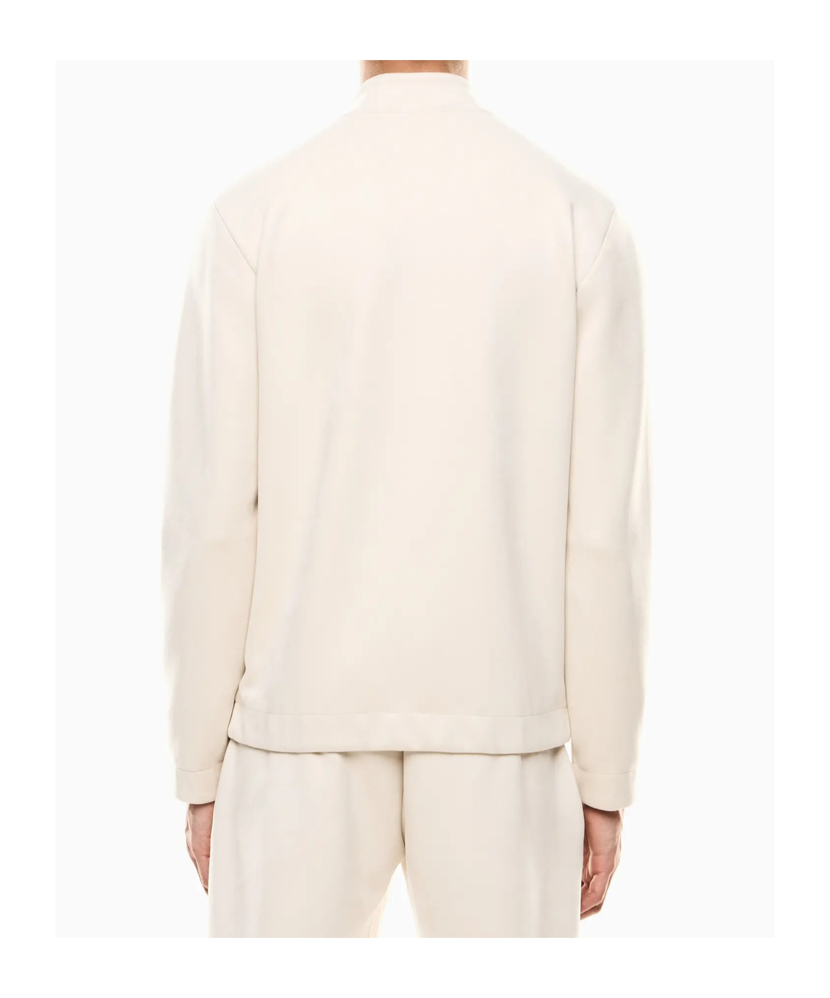 Ea7 Emporio Armani Sweaters Beige In White