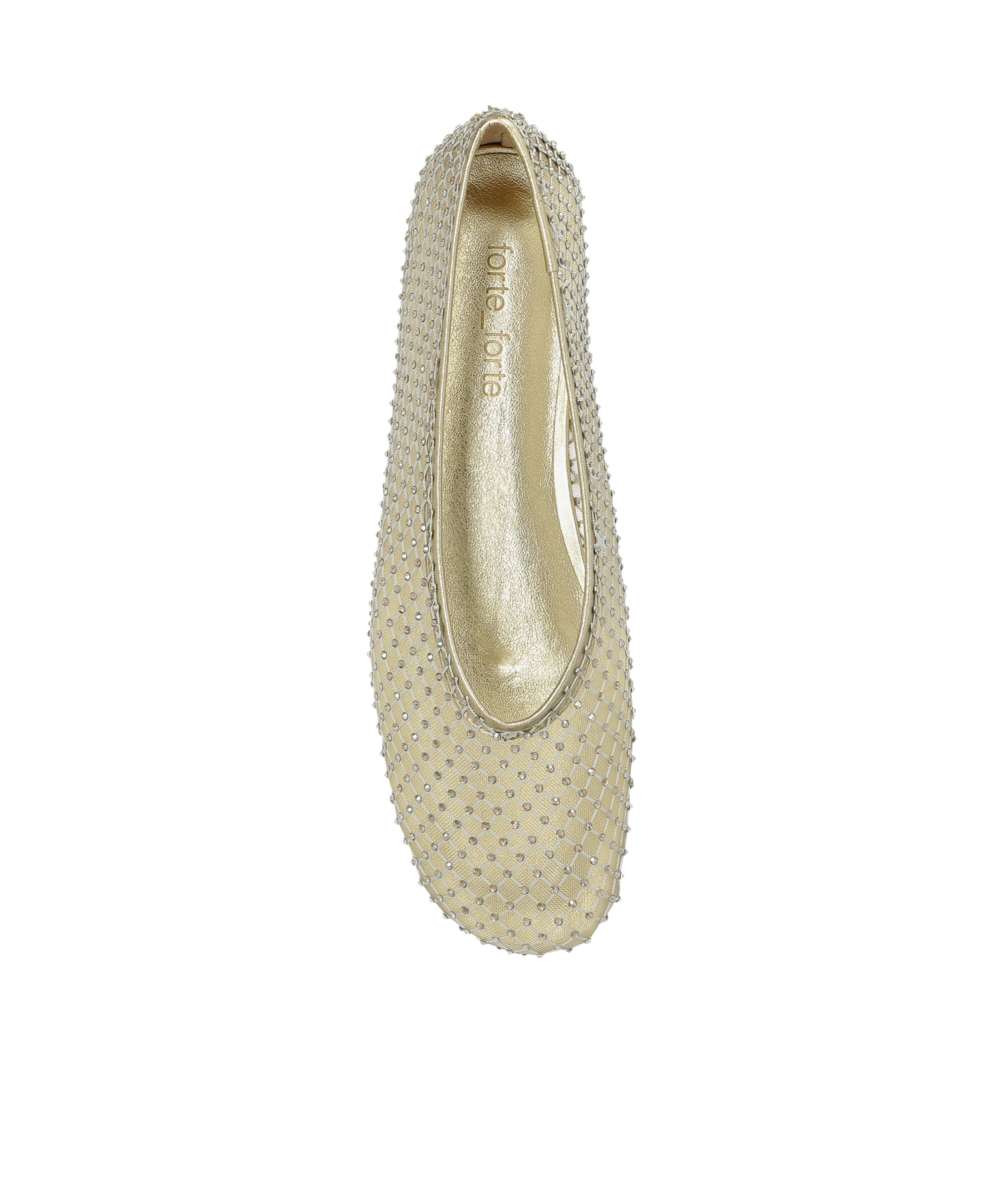 Shop Forte Forte Round Head Ballet Shoes In Nude