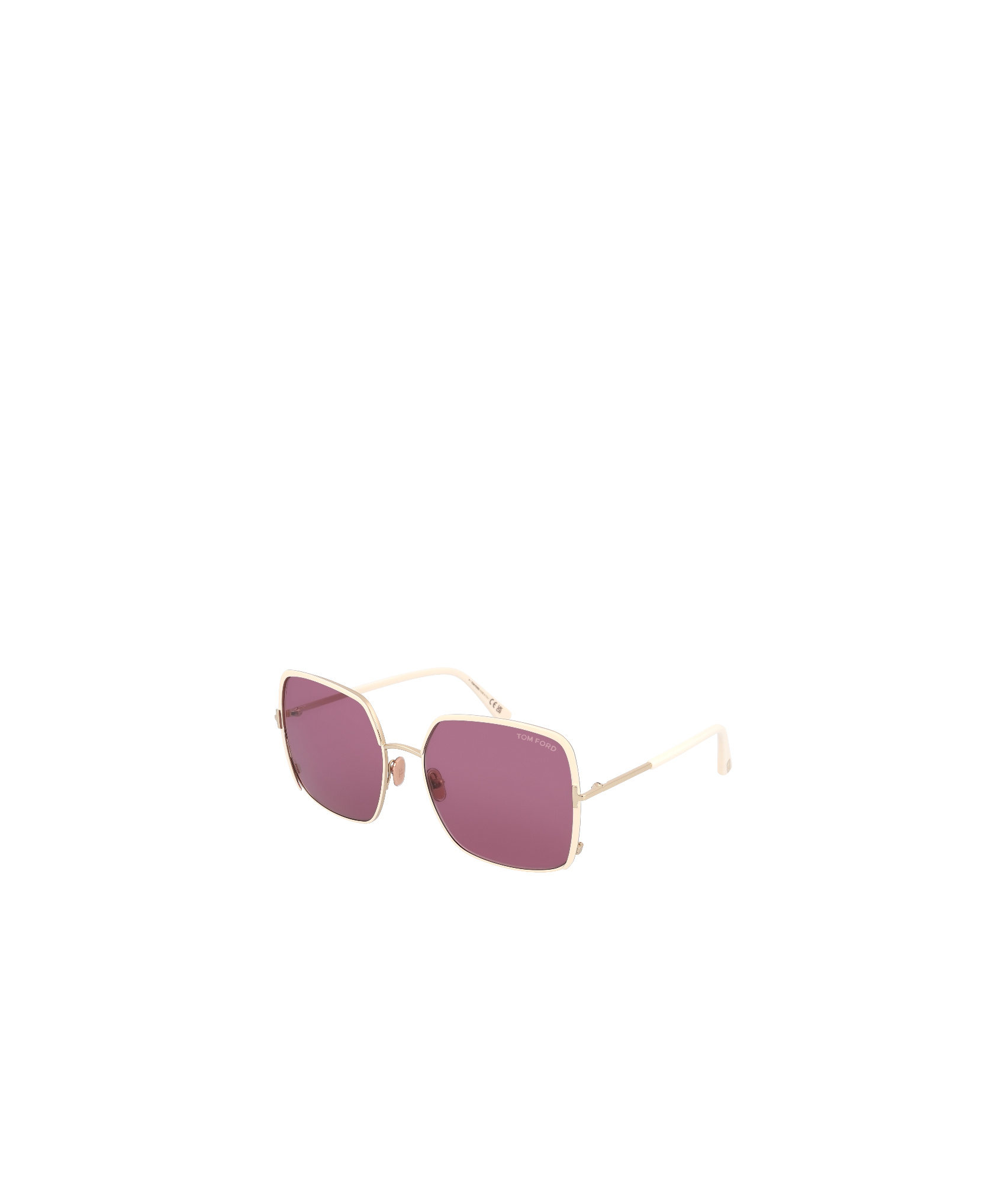 Tom Ford Raphaela Mixed-media Butterfly Sunglasses In Pink