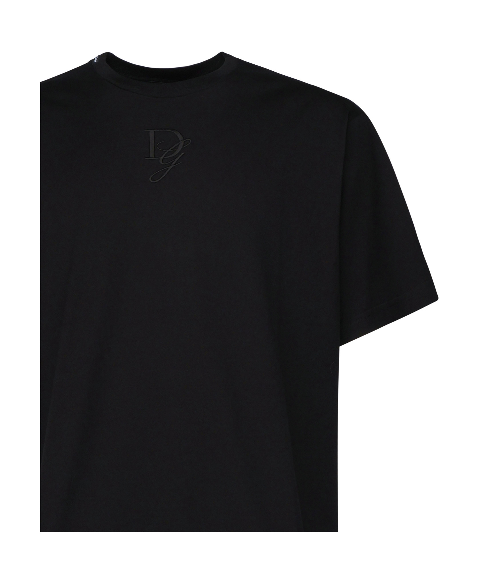 Dolce & Gabbana Short-sleeved T-shirt In Black