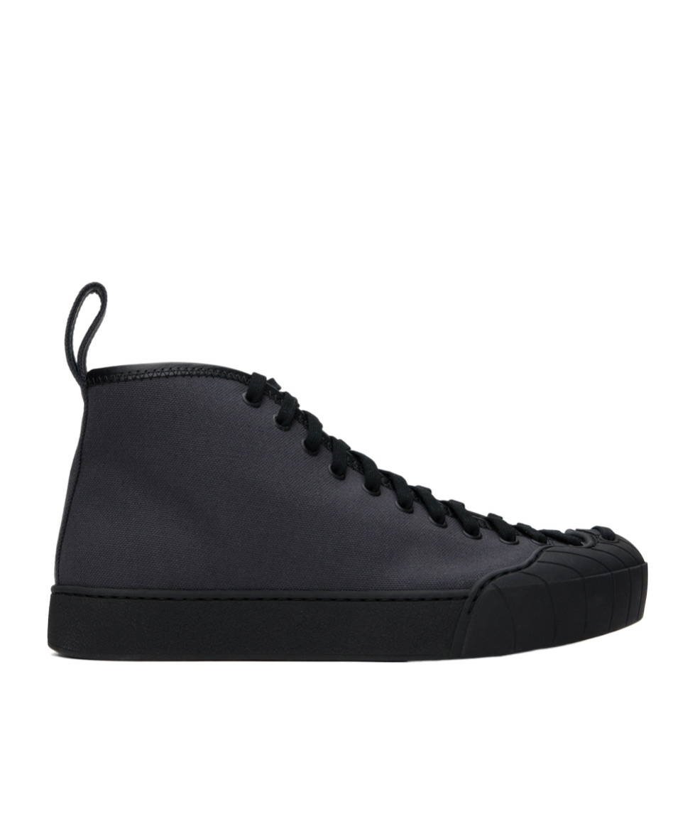 Sunnei Lace Up High Upper Board Shoes In Black