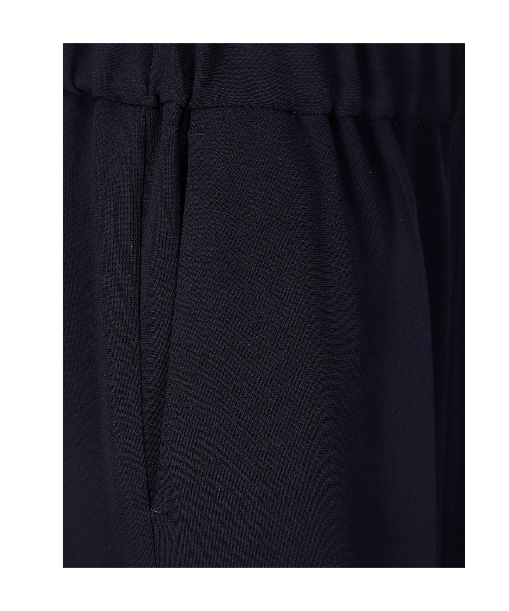 Alberto Biani Elastic Waist Casual Pants In Black