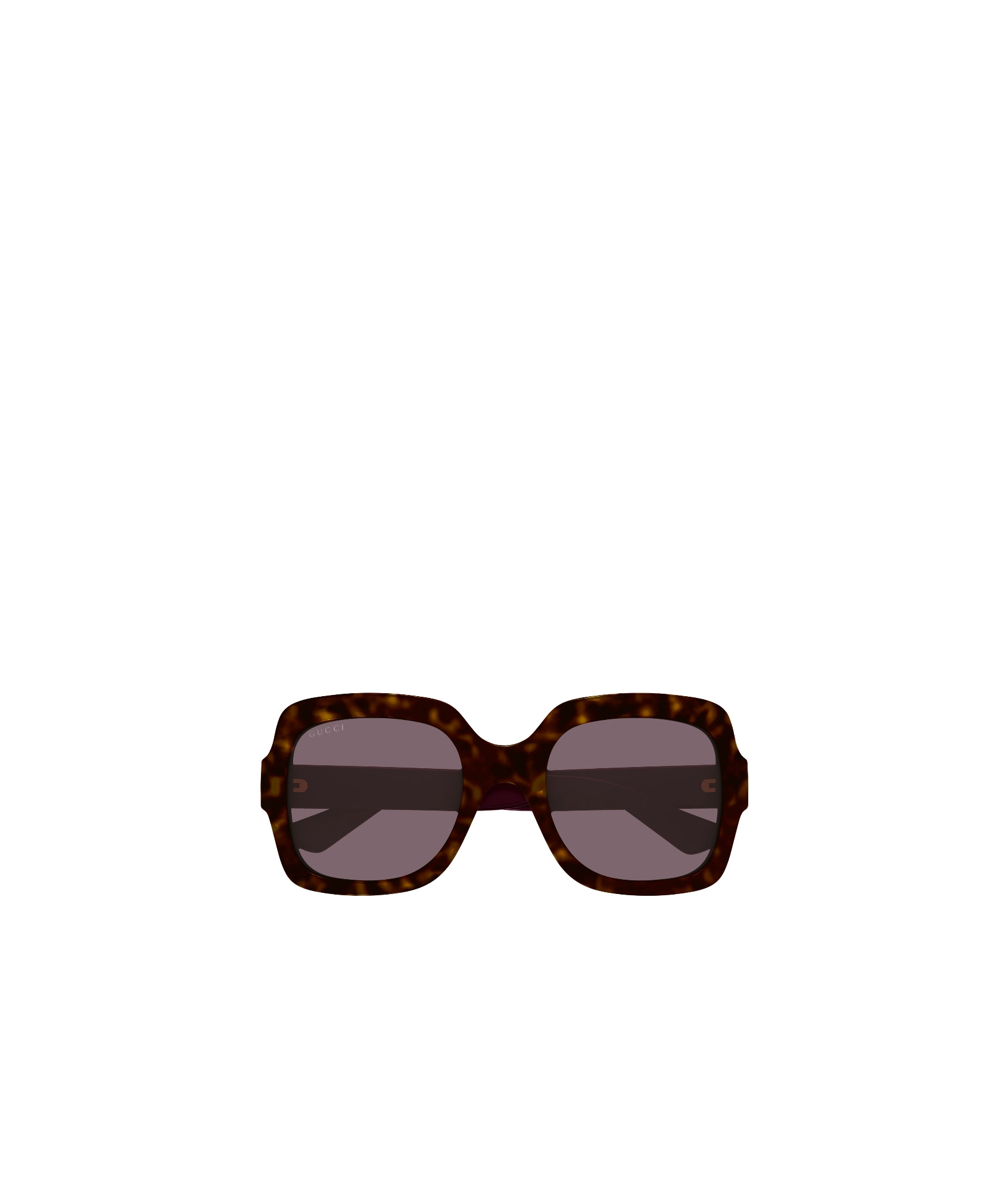 Gucci Gradient Gg Square Injection Plastic Sunglasses In Havana