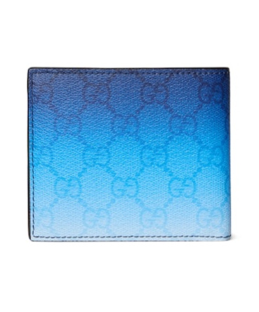 Gucci Chroma Bi-fold Wallet In Blue
