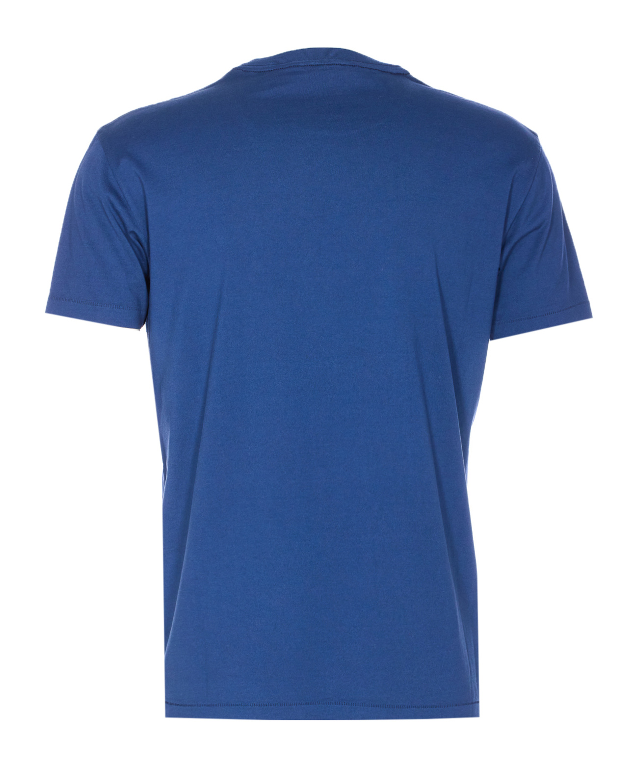 Tom Ford Crewneck T-shirt Embroidered Logo In Blue