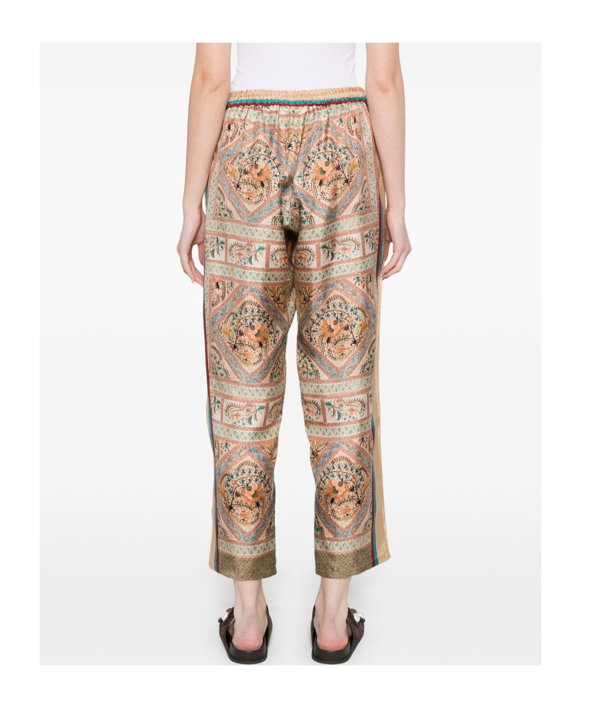 Pierre-louis Mascia Patterned Casual Pants In Multi