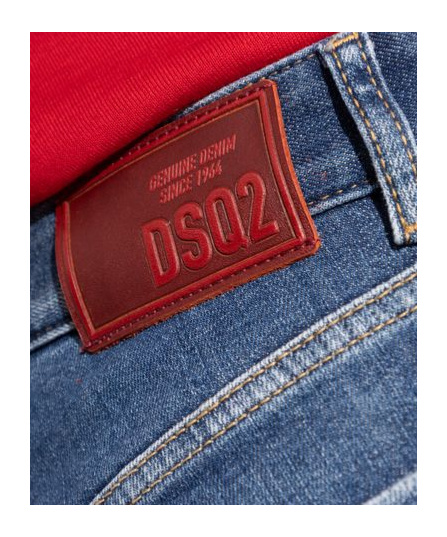 Dsquared2 Mid-rise Flared Jeans In Blue