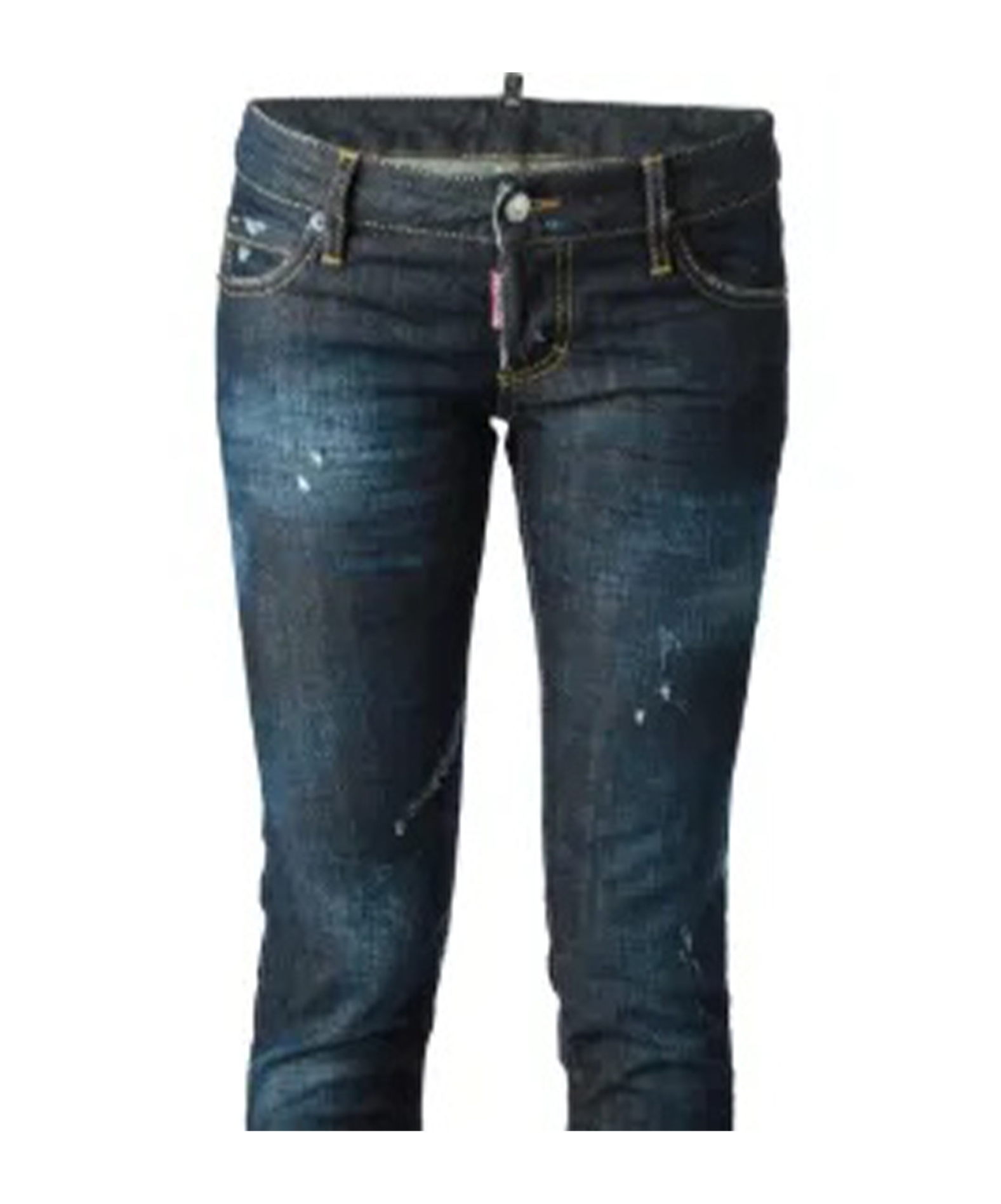 Dsquared2 Belt Loops Jeans In Blue