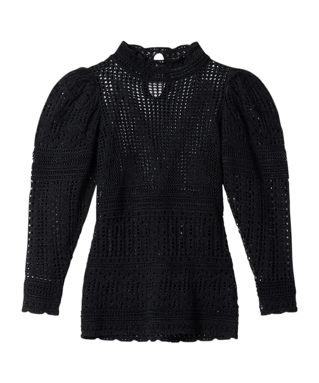 Isabel Marant Dahara Openwork Cotton Sweater Clothing In Black