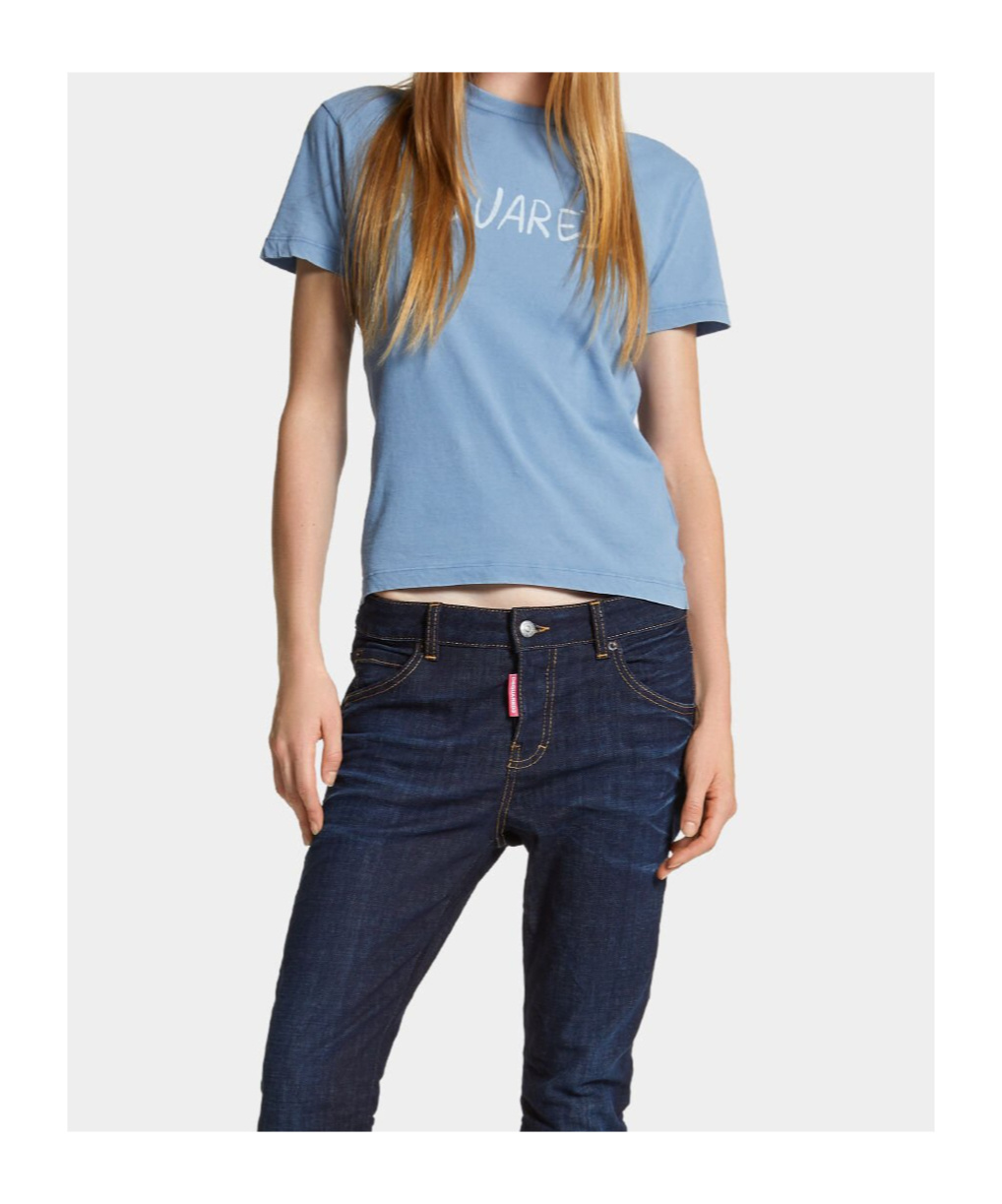 Dsquared2 Cotton T-shirt In Blue