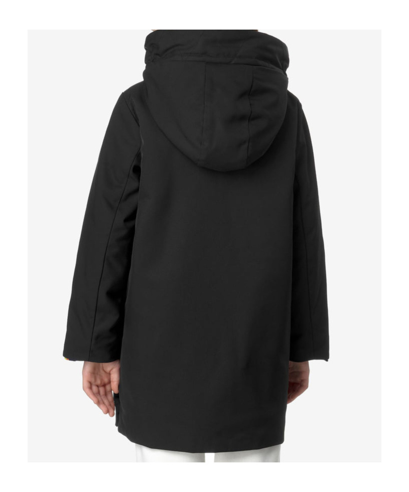 K-way Long-sleeved Casual Jacket In Black