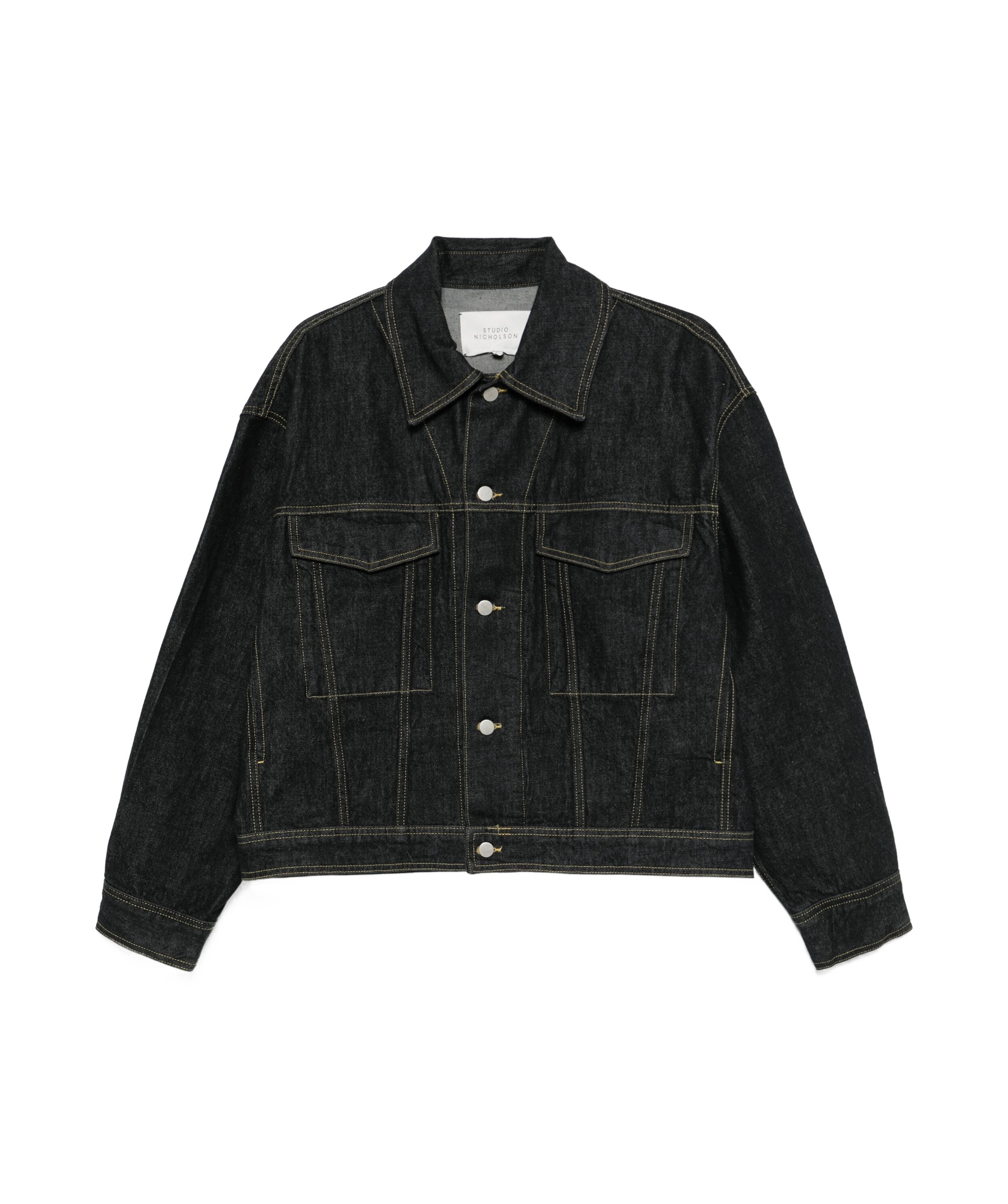 Studio Nicholson Klassische Jeansjacke In Black