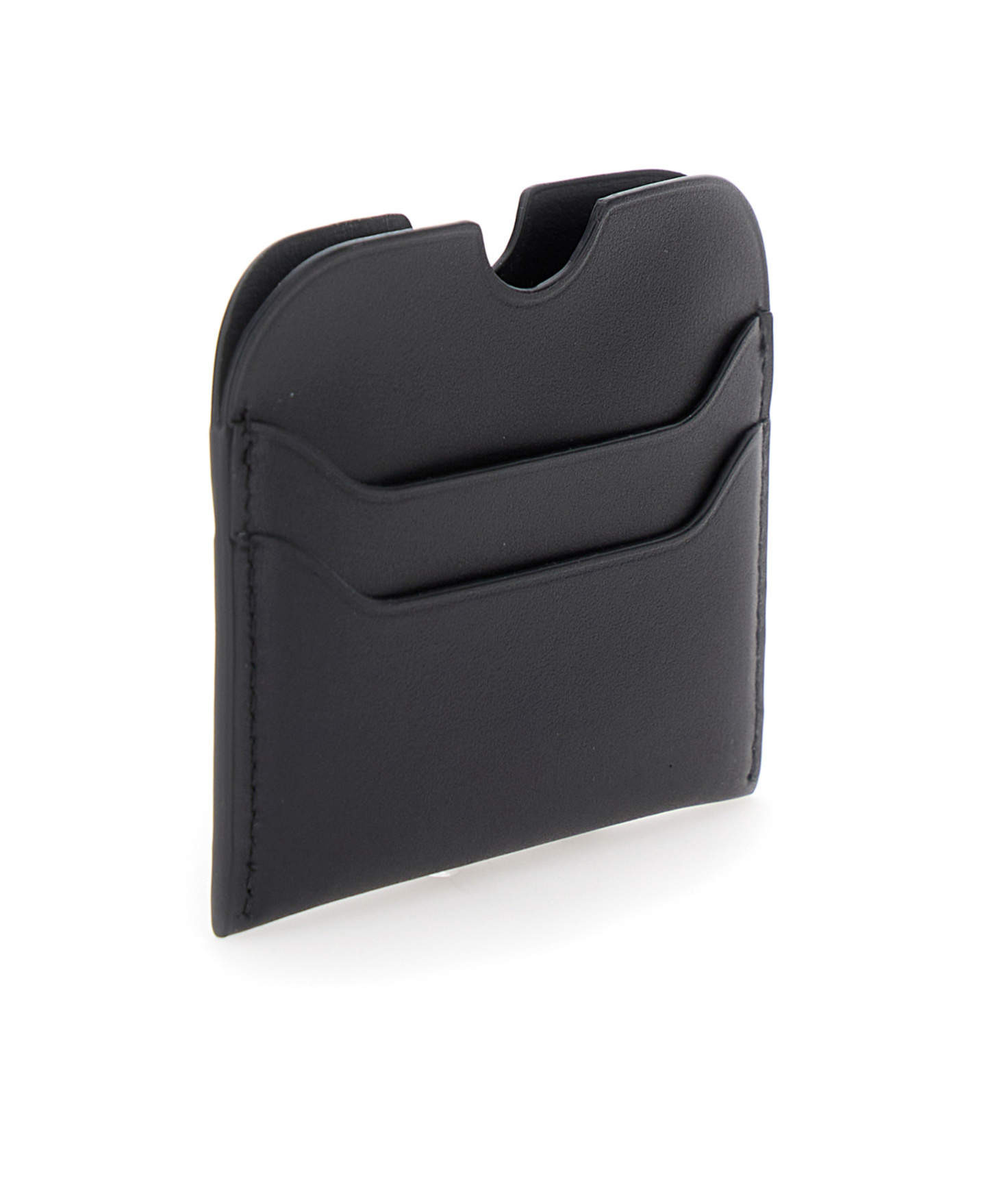 ACNE STUDIOS ACNE STUDIOS LOGO DETAILED OPEN TOP CARDHOLDER