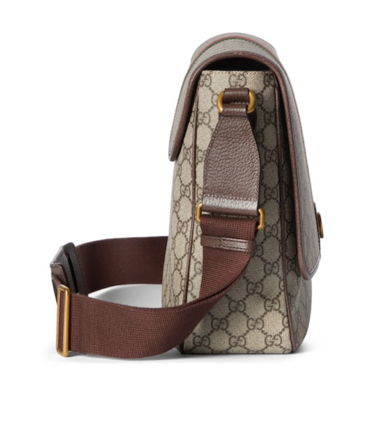 Gucci Beige Ophidia Messenger Bag In Nude