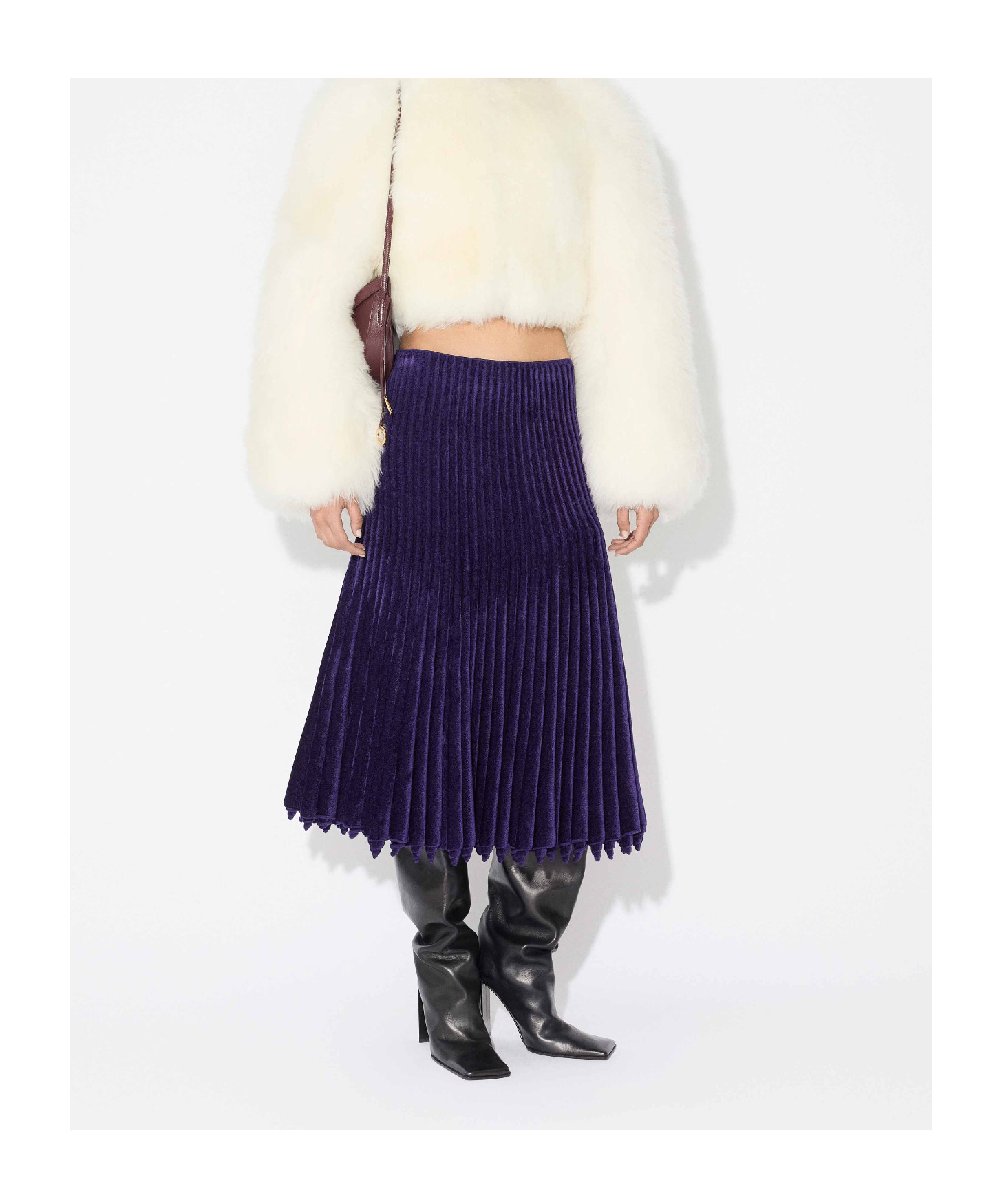 Alaïa Long-sleeved Casual Jacket In White