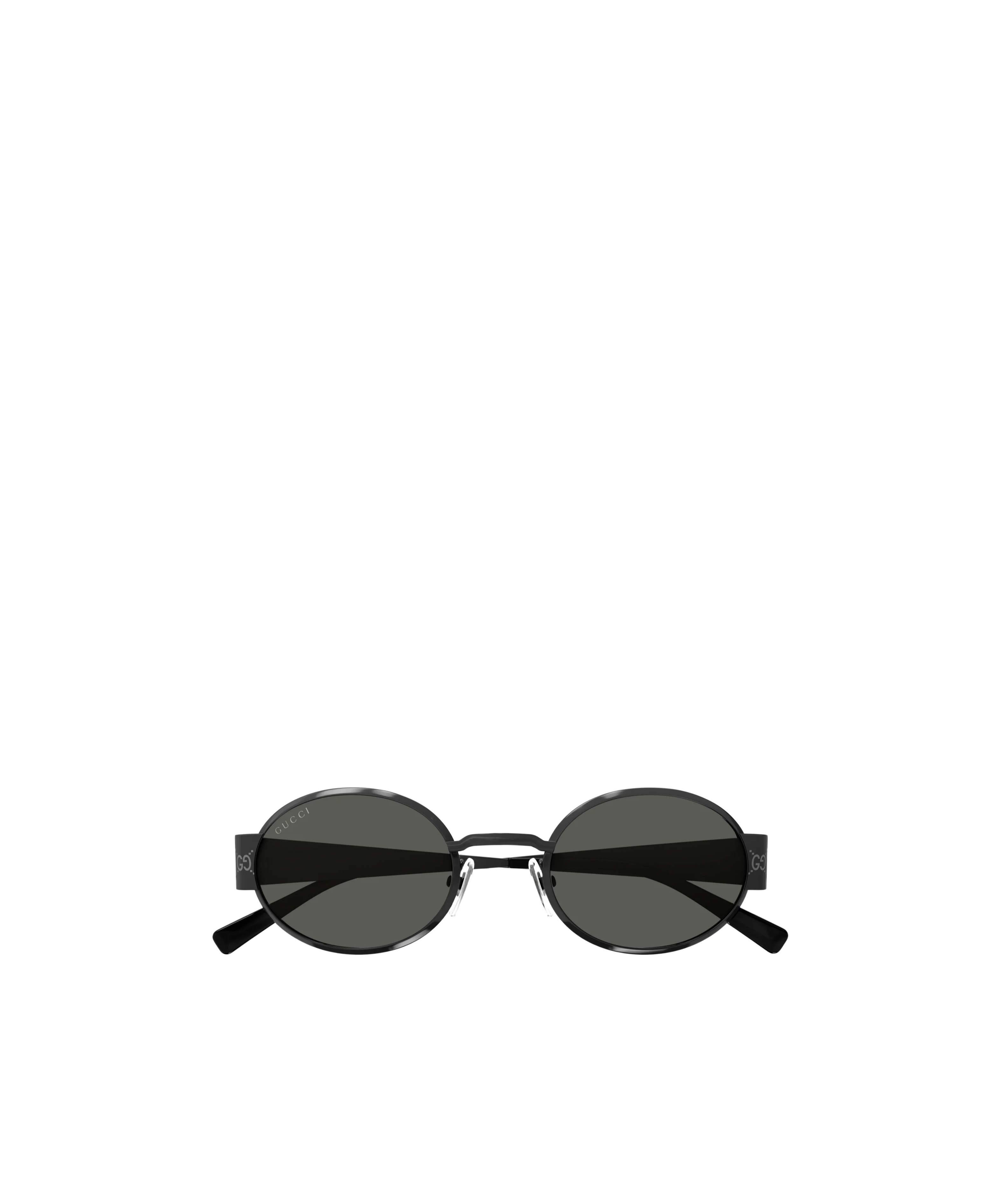 Gucci Round-frame Sunglasses In Ruthenium