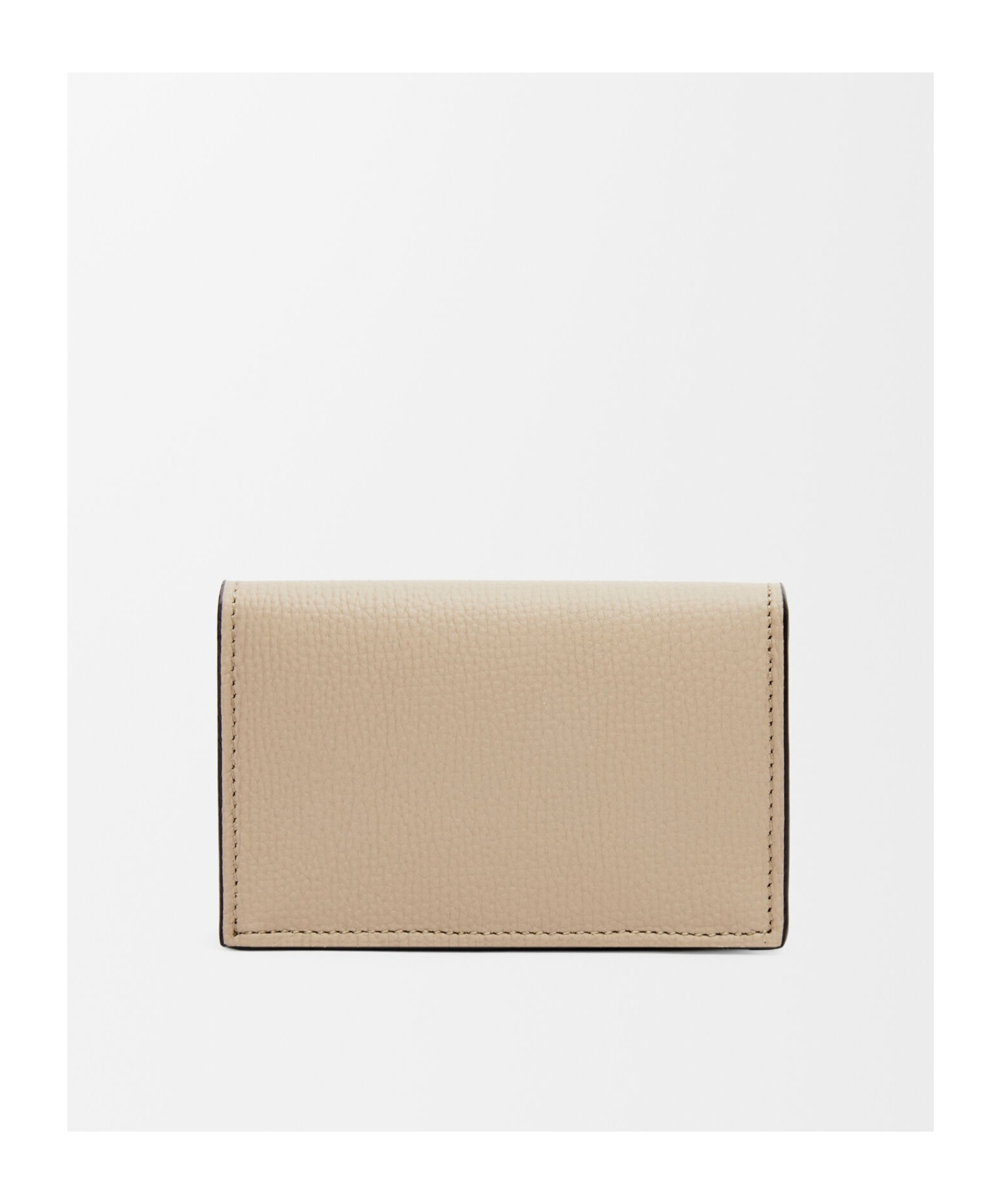 Loewe Anagram Business Cardholder In Pebble Grained Calfskin In Neutral