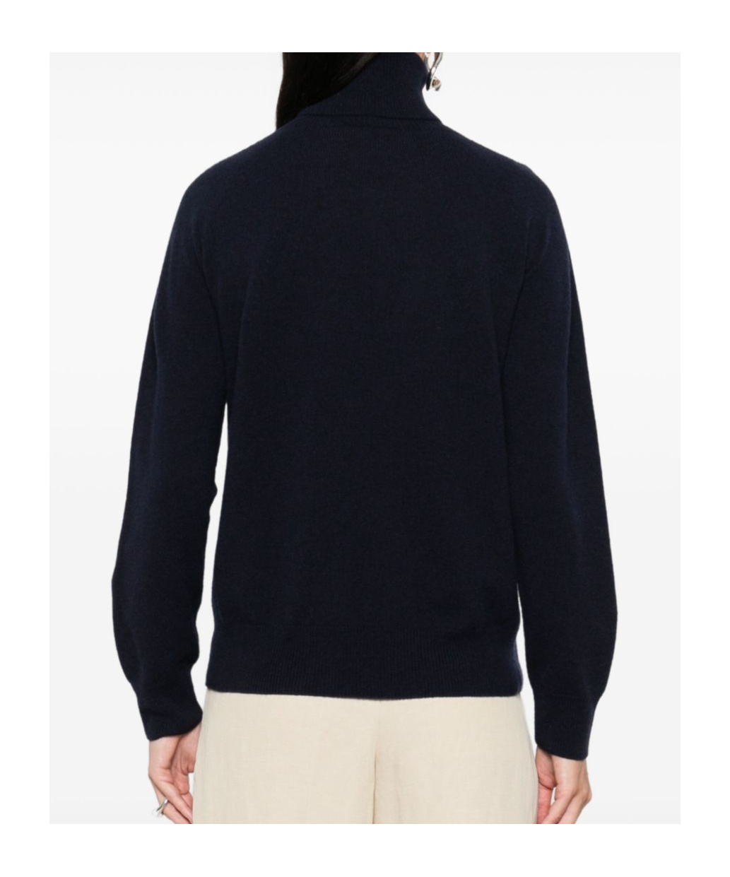 Emporio Armani Cashmere Turtle-neck Sweater In Black