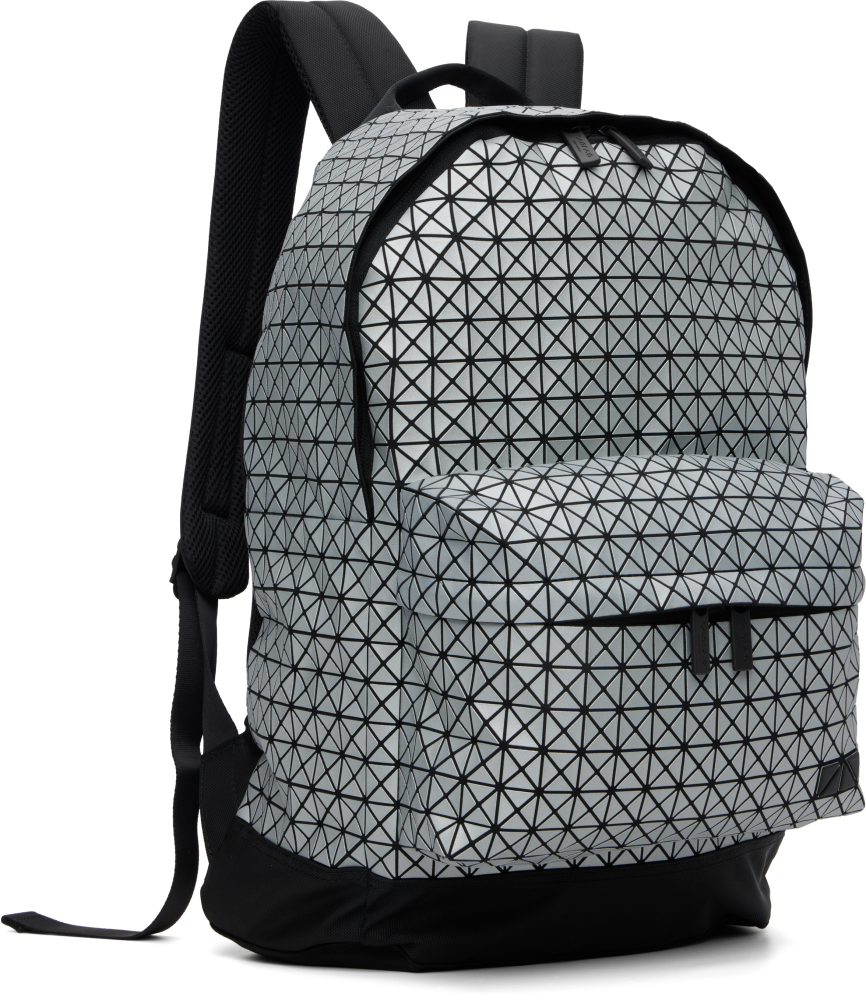 Bao Bao Issey Miyake Gray Daypack Reflector Backpack In Gray