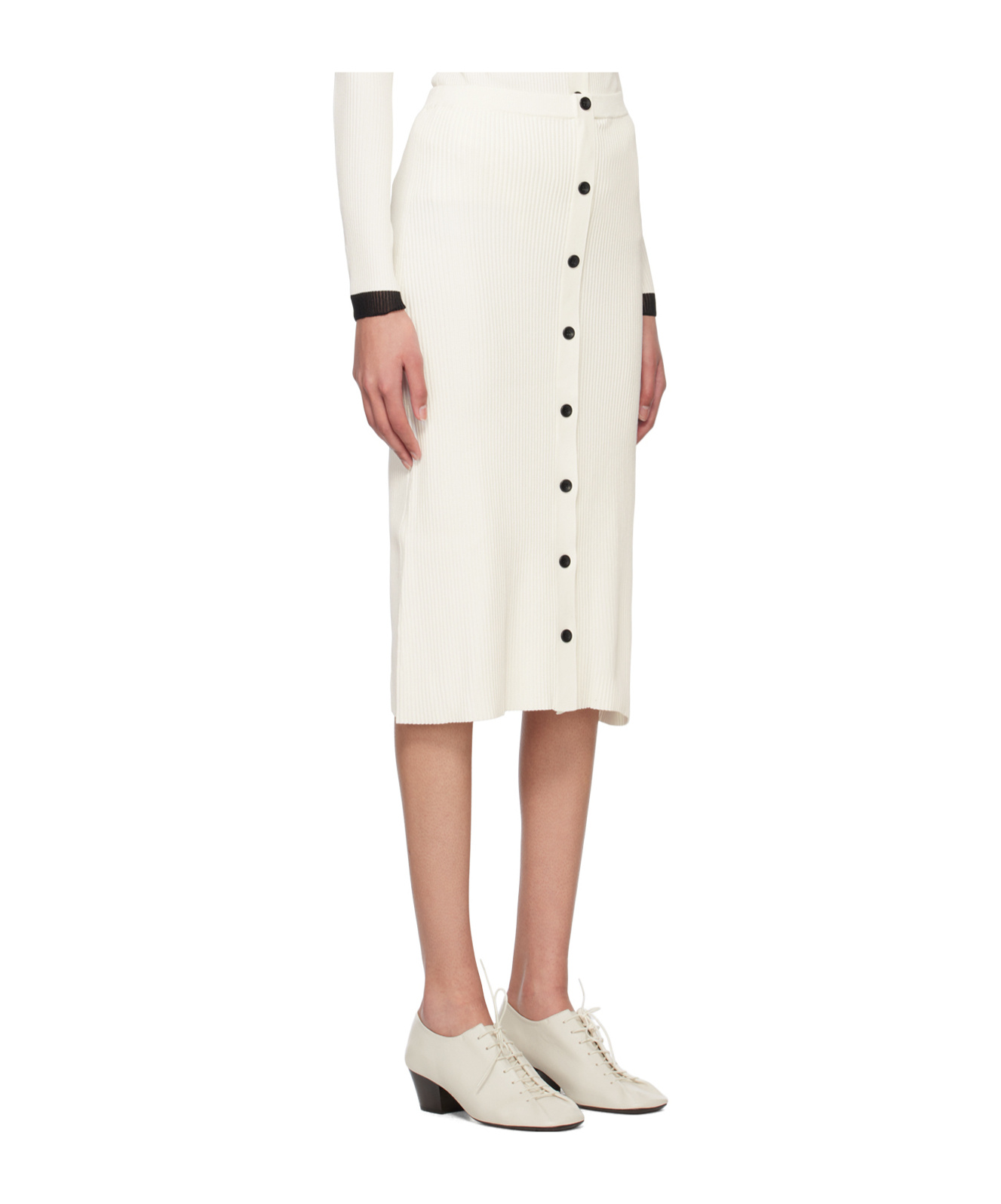 Proenza Schouler Button-down Skirt With Front In White