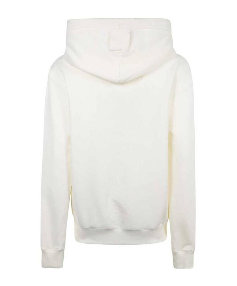 Lanvin Long-sleeved Hooded Sweatshirt In Neutral