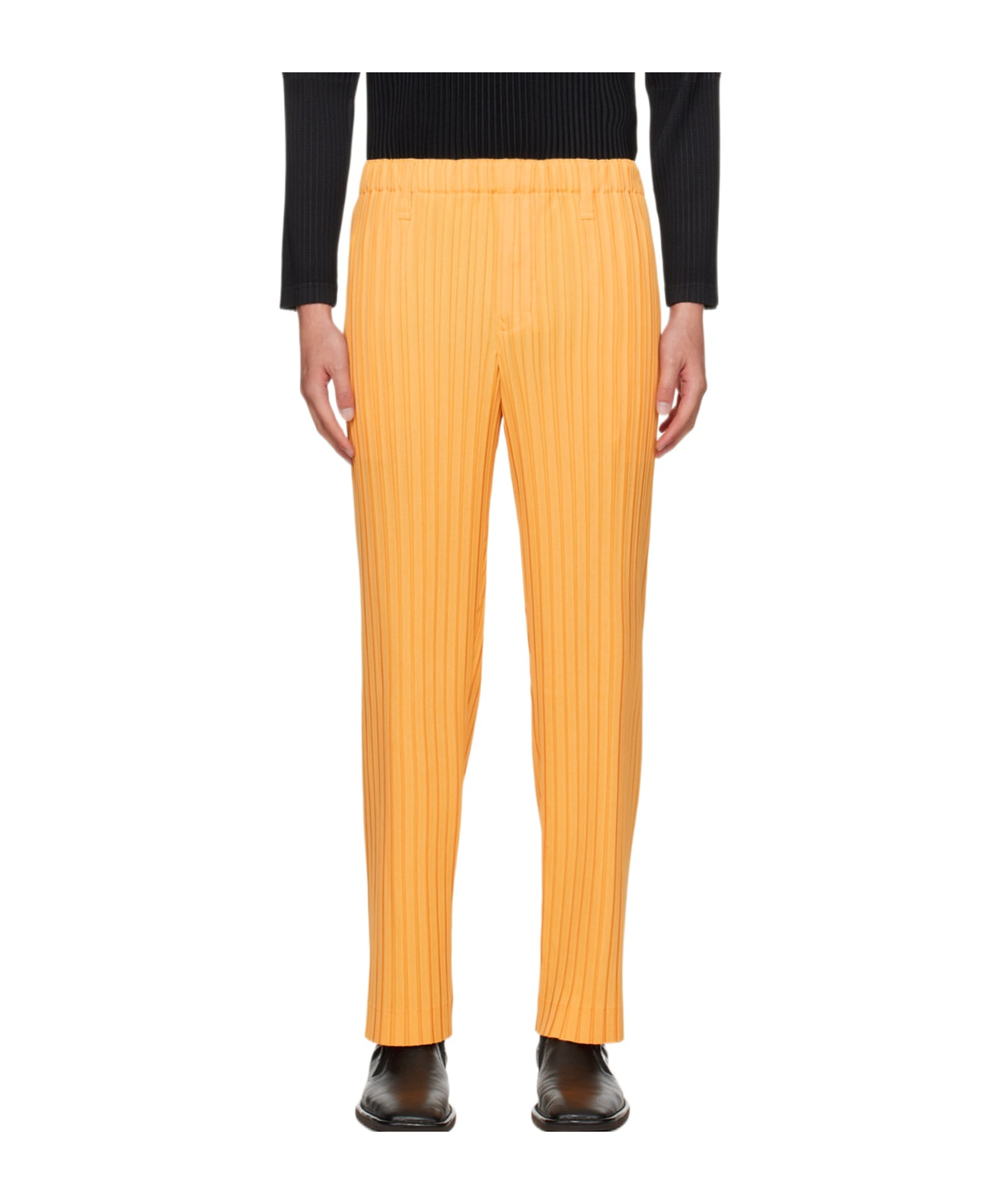ISSEY MIYAKE PLEATED DETAIL CASUAL PANTS