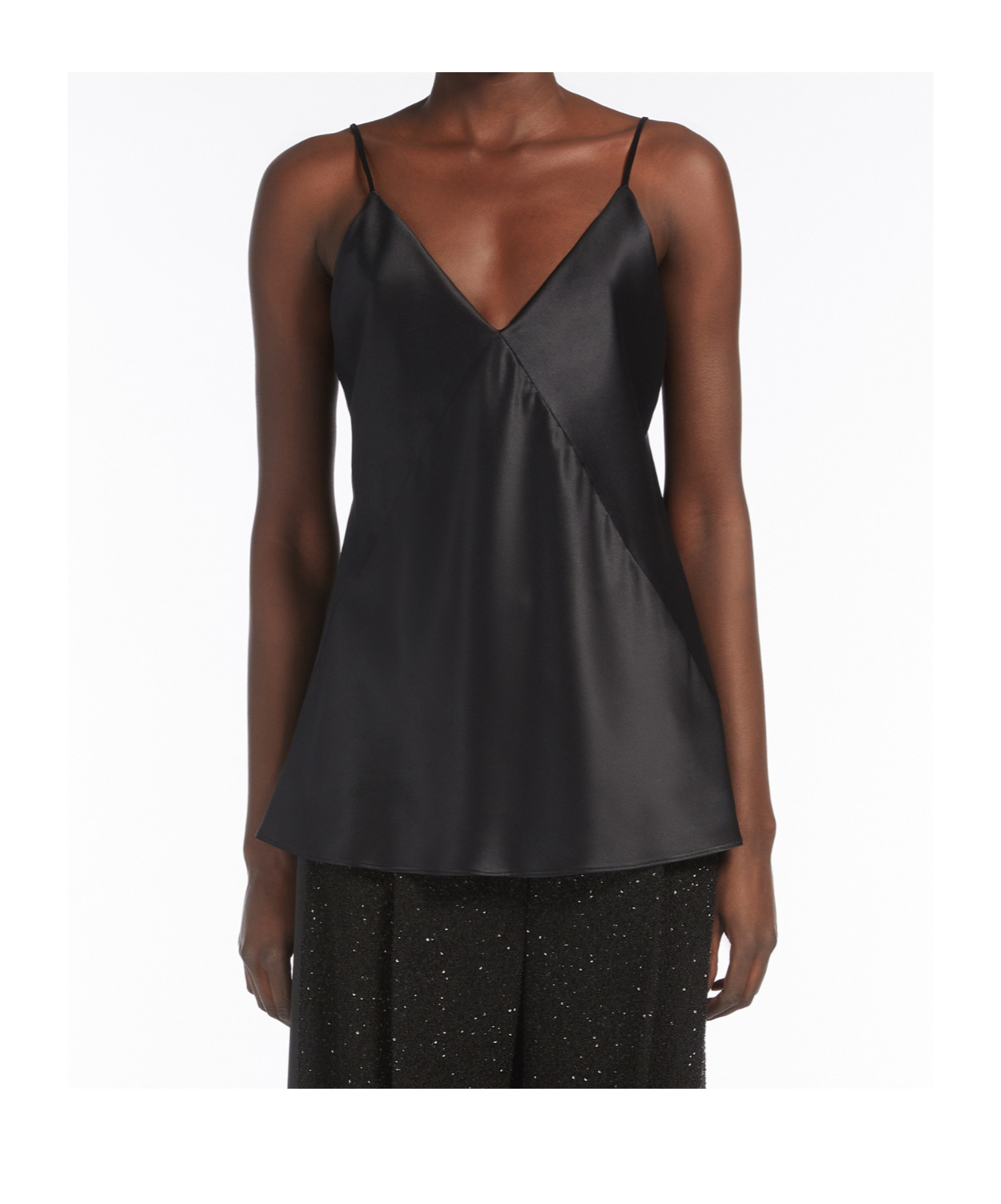 Max Mara Silk 'metello' In Black