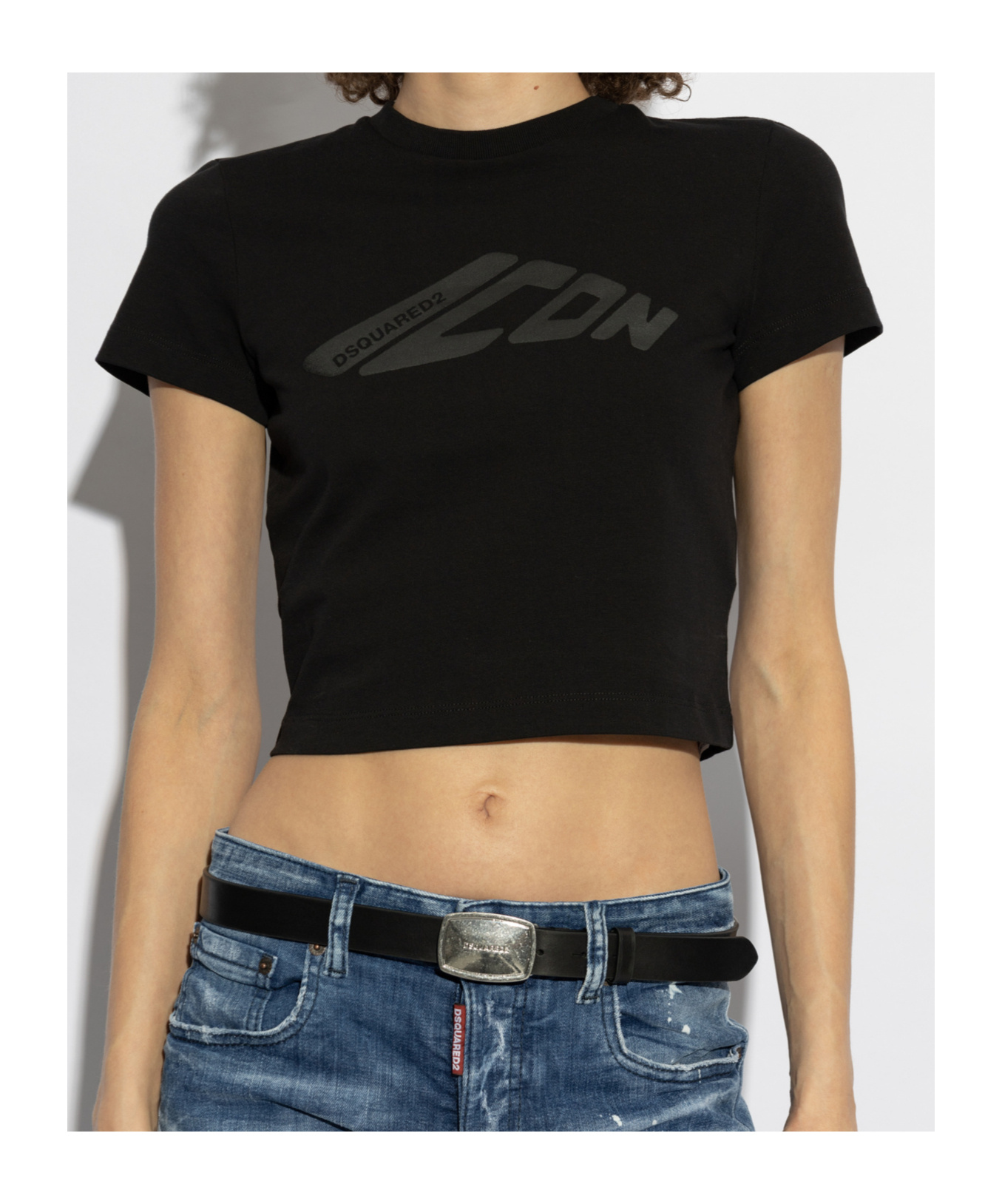 Dsquared2 Logo-print T-shirt In Black
