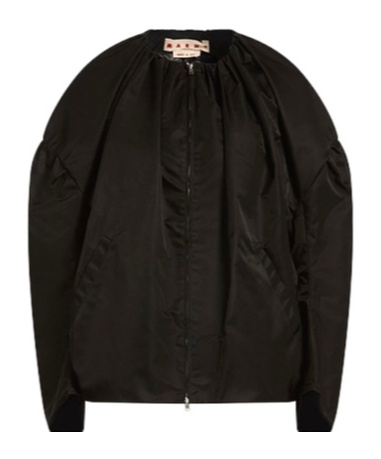 Marni Simple Coat In Black