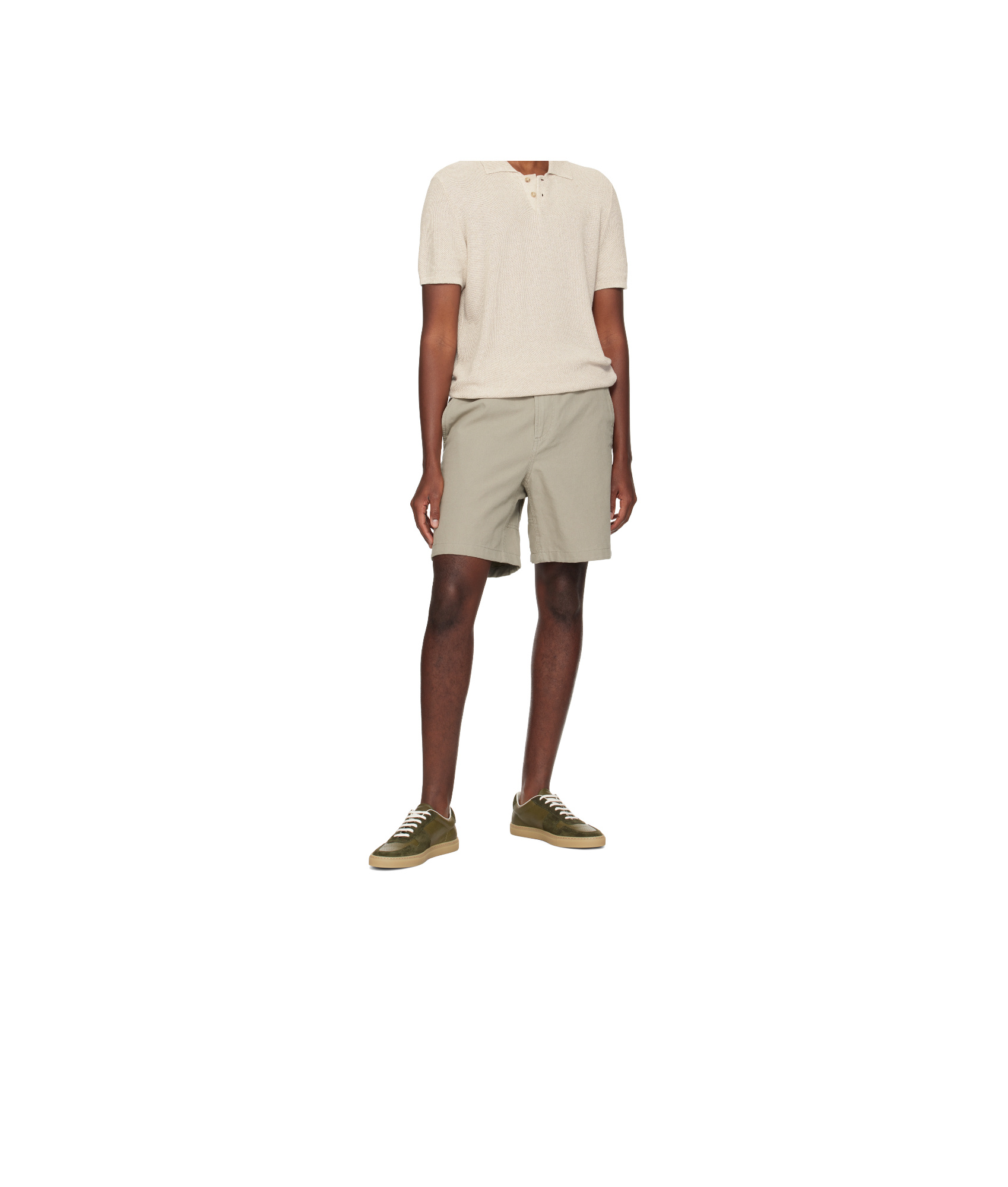 Common Projects Green Bball Duo Slim Sneakers In Brown