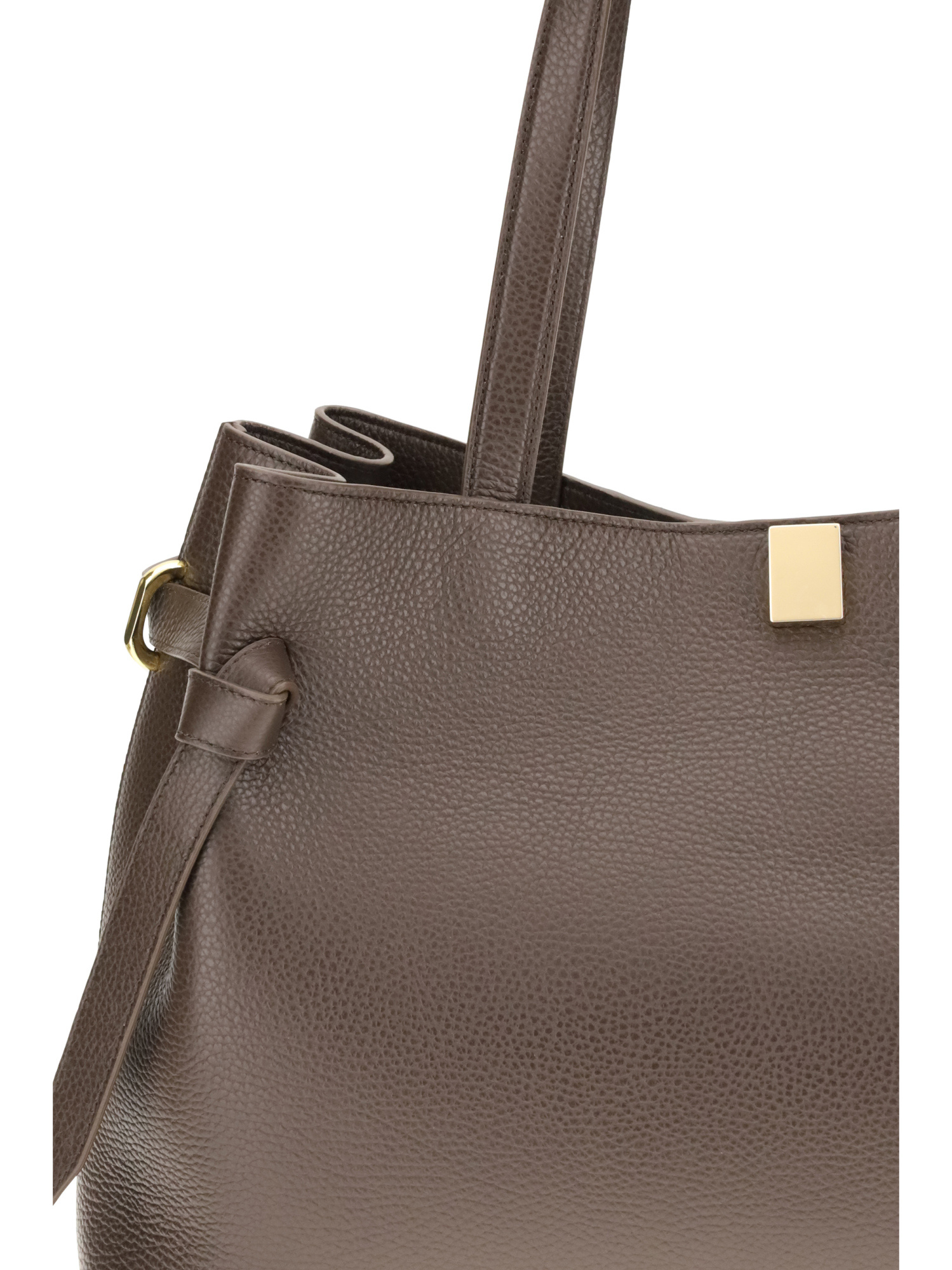 Yuzefi Large Shoulder Bag In Brown